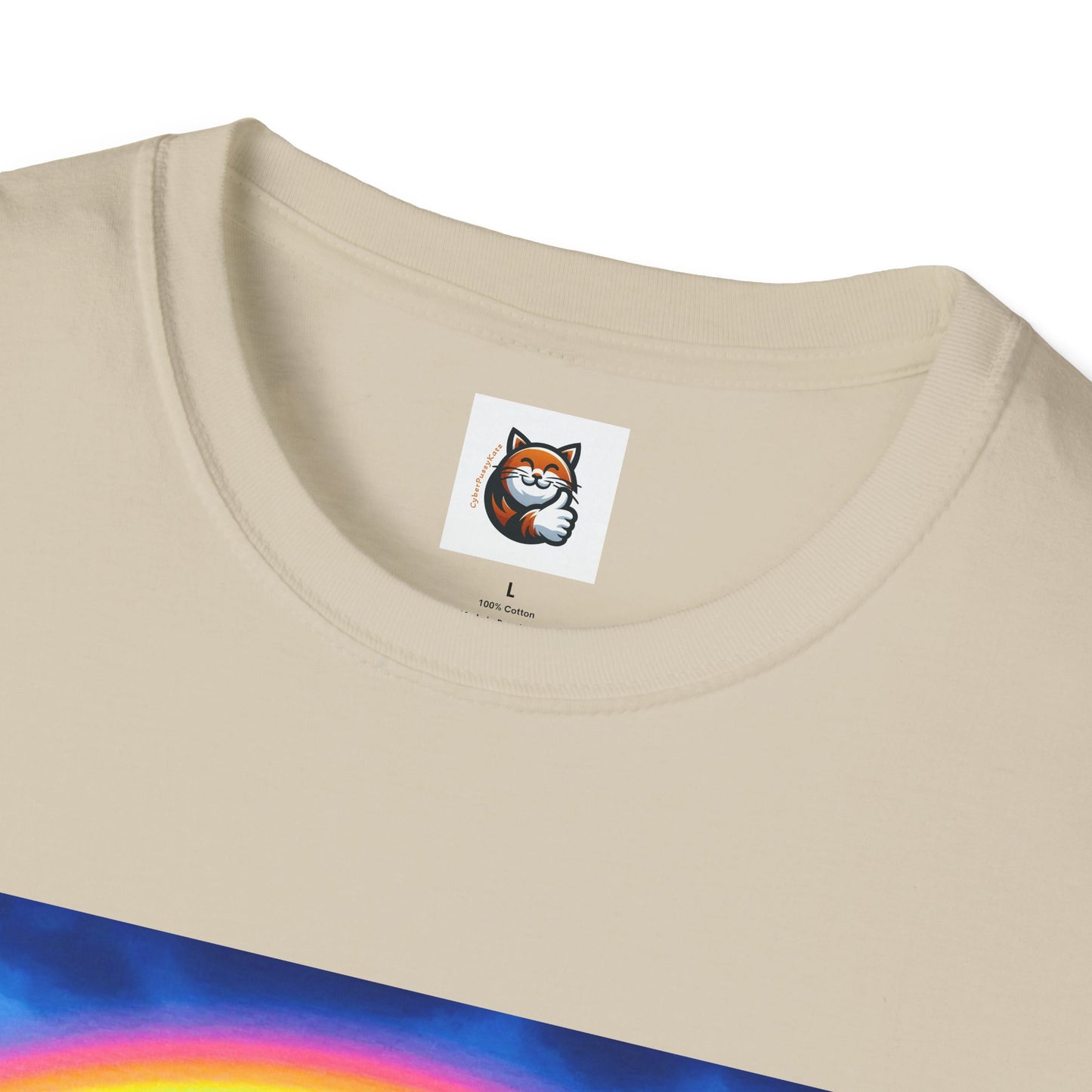 Russian Blue Cat Unisex Softstyle T-Shirt