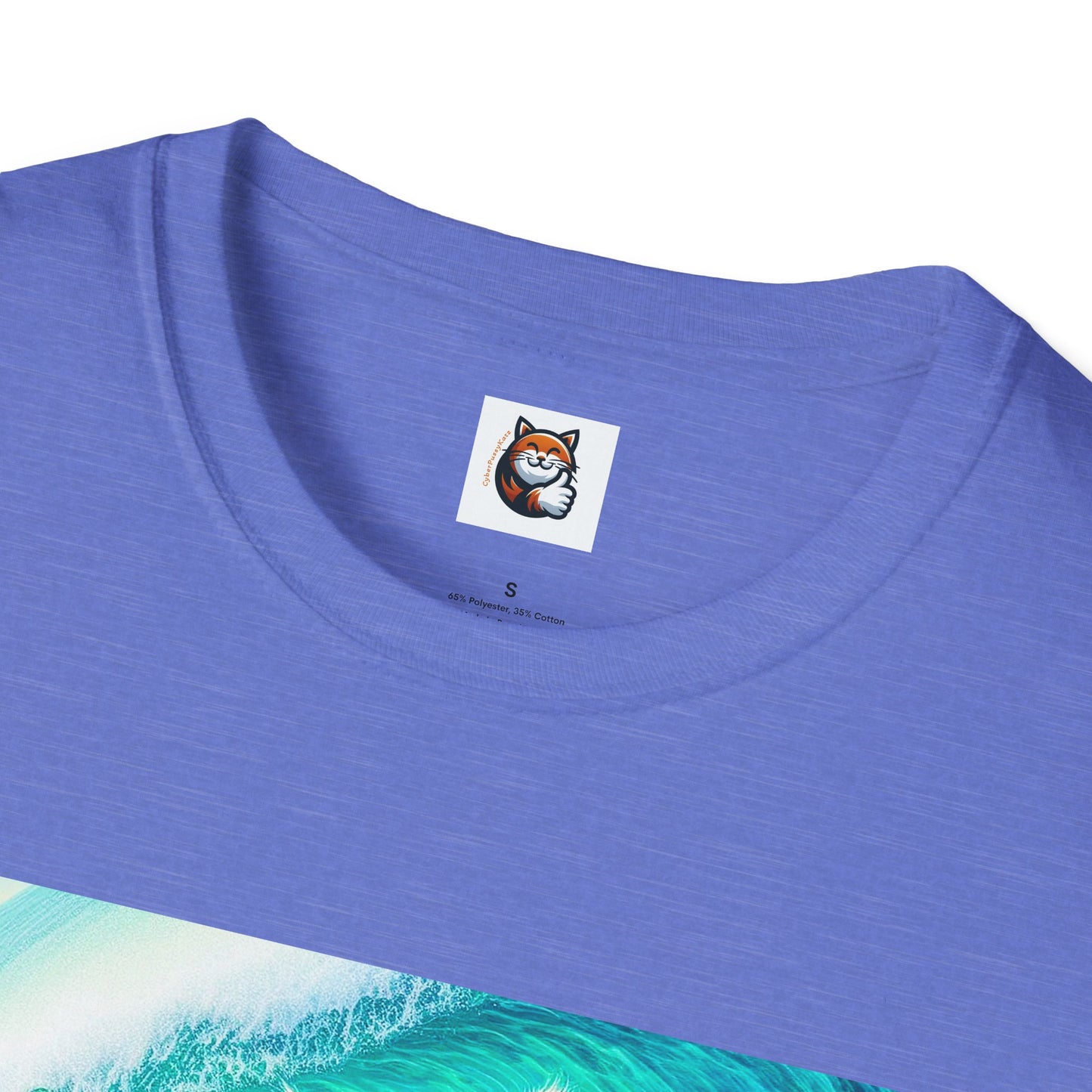 Siberian Cat surfs up shirt