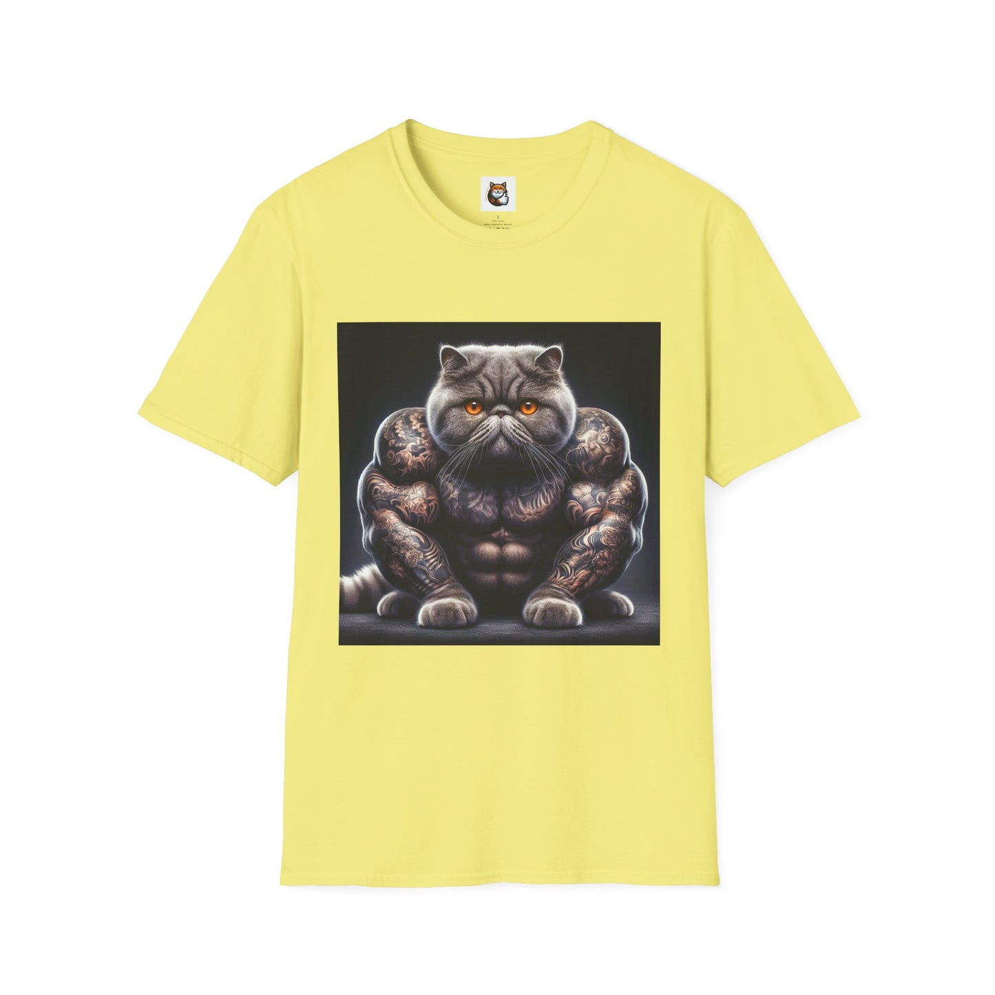 Exotic Shorthair Cat Unisex Softstyle T-Shirt