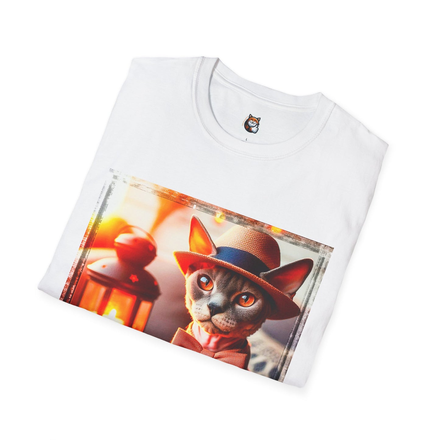 Devon Rex Cat Unisex Softstyle T-Shirt