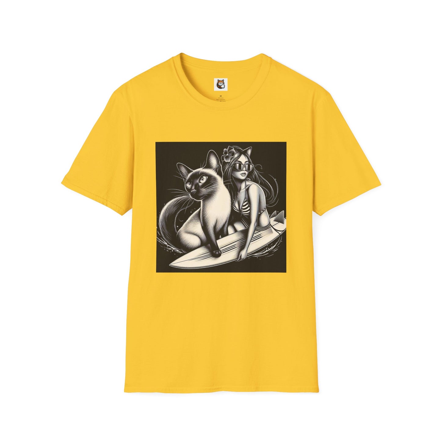 Siamese Cat surfing queen