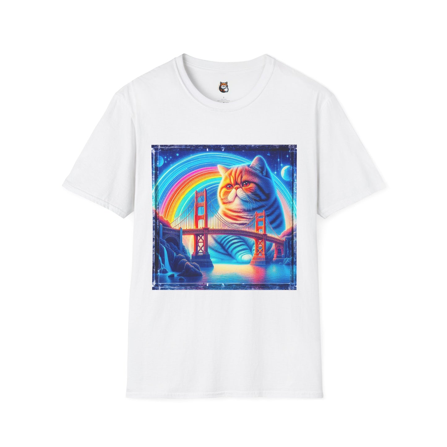 Exotic Shorthair Cat Unisex Softstyle T-Shirt