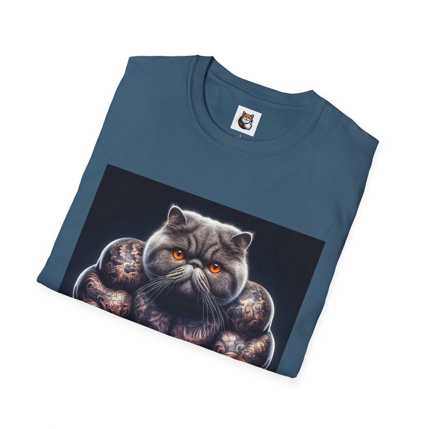 Exotic Shorthair Cat Unisex Softstyle T-Shirt