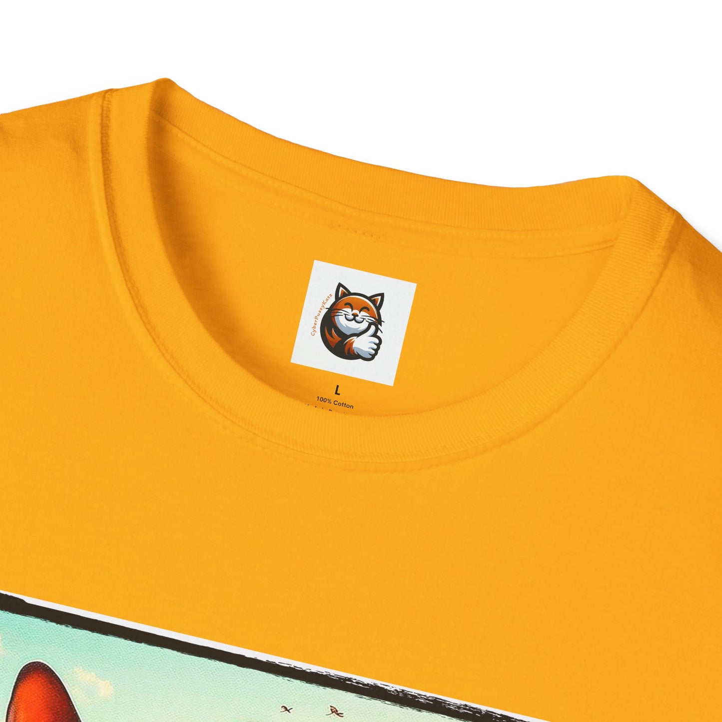 Wacky Cornish Rex Cat tiny car T-Shirt