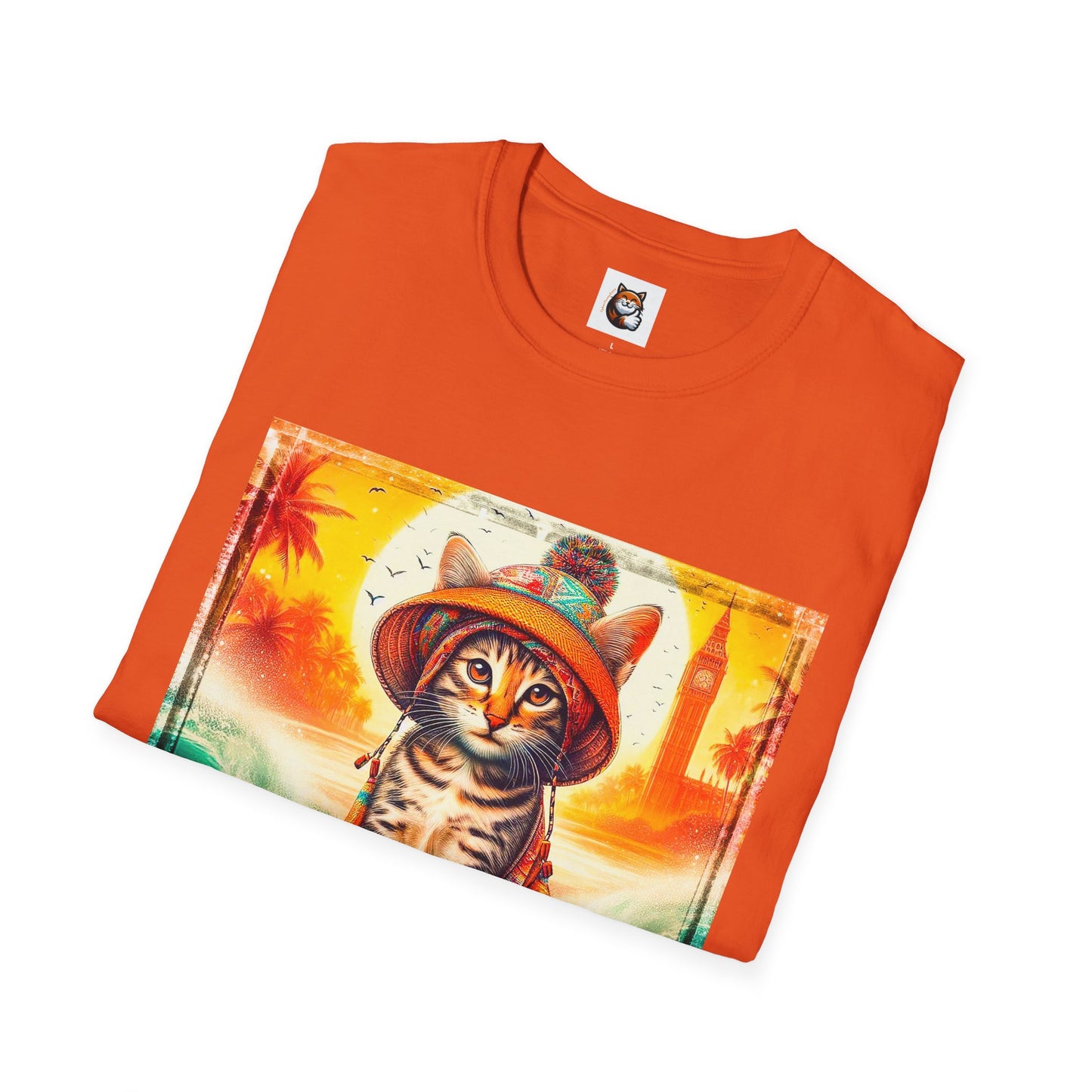 Domestic Cat Unisex Softstyle T-Shirt