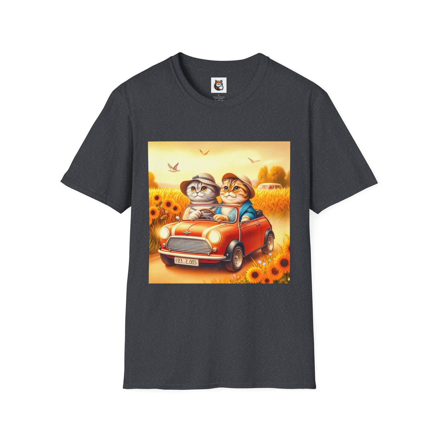 Scottish Fold pretty flowers shirt