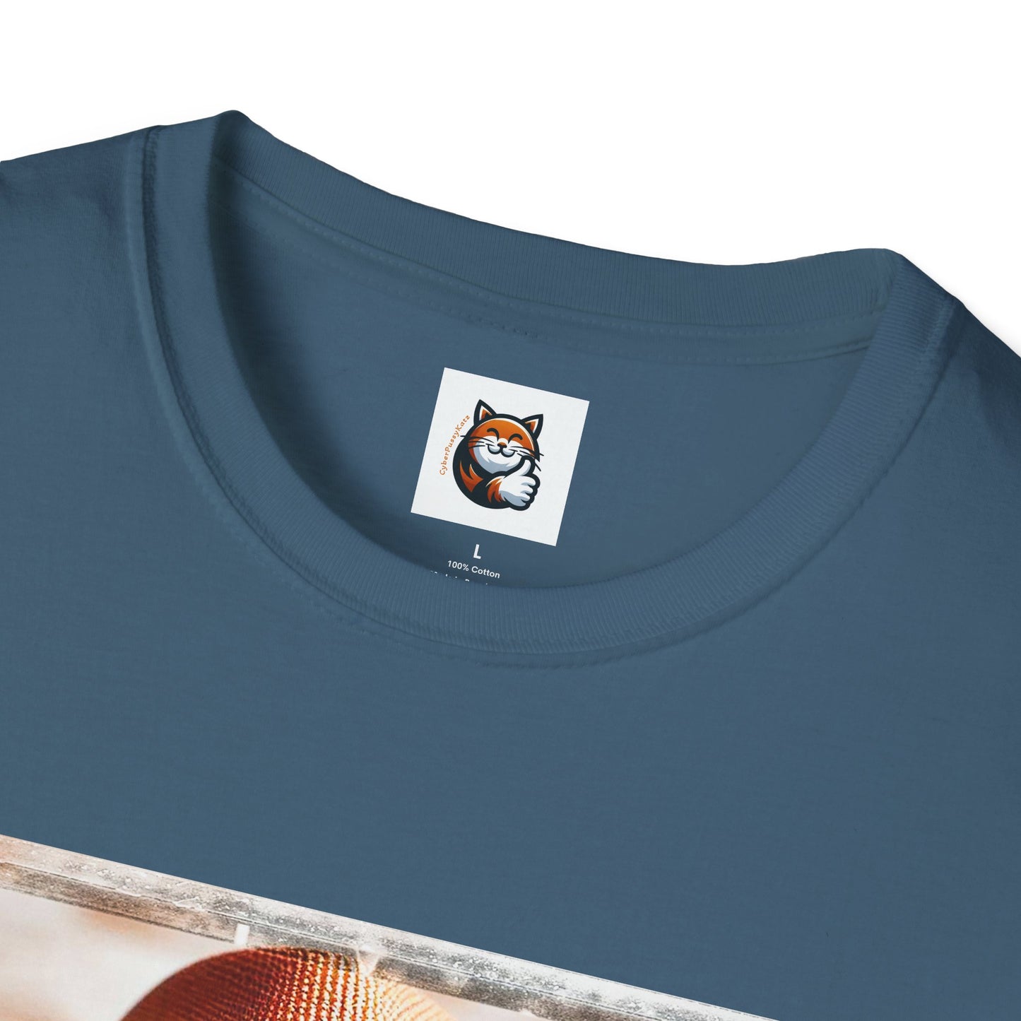 Abyssinian hat and tie Unisex Softstyle T-Shirt