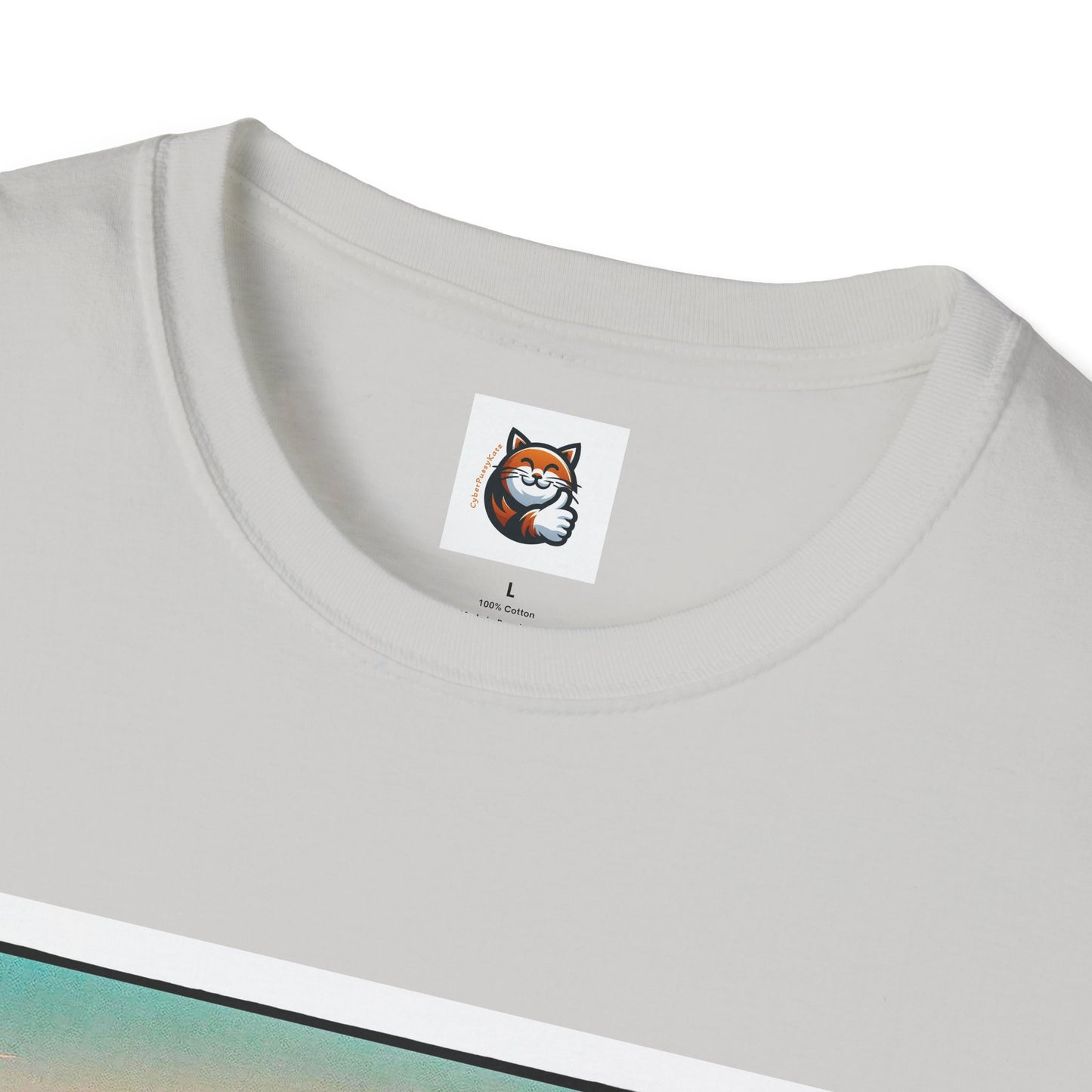 Wacky Devon Rex vintage car Unisex Softstyle T-Shirt
