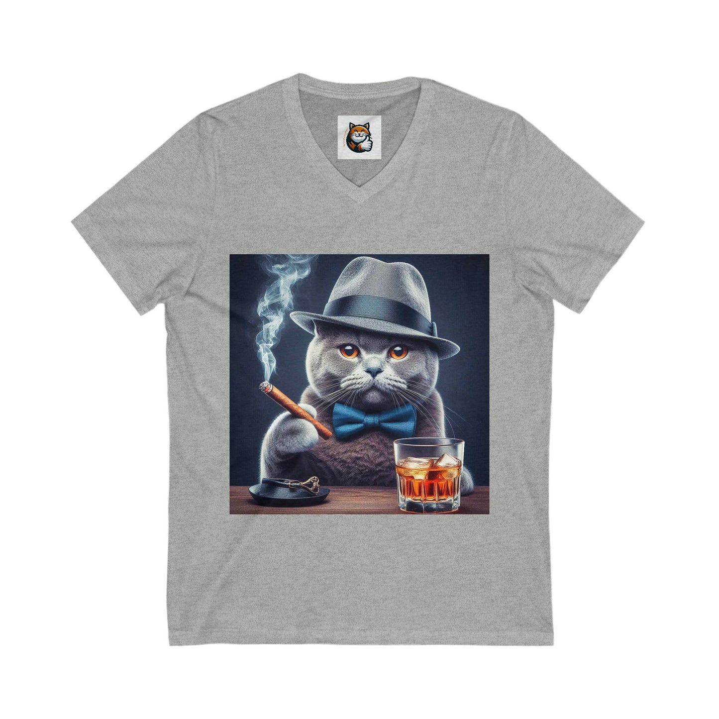 Russian Blue cigars V-Neck Tee