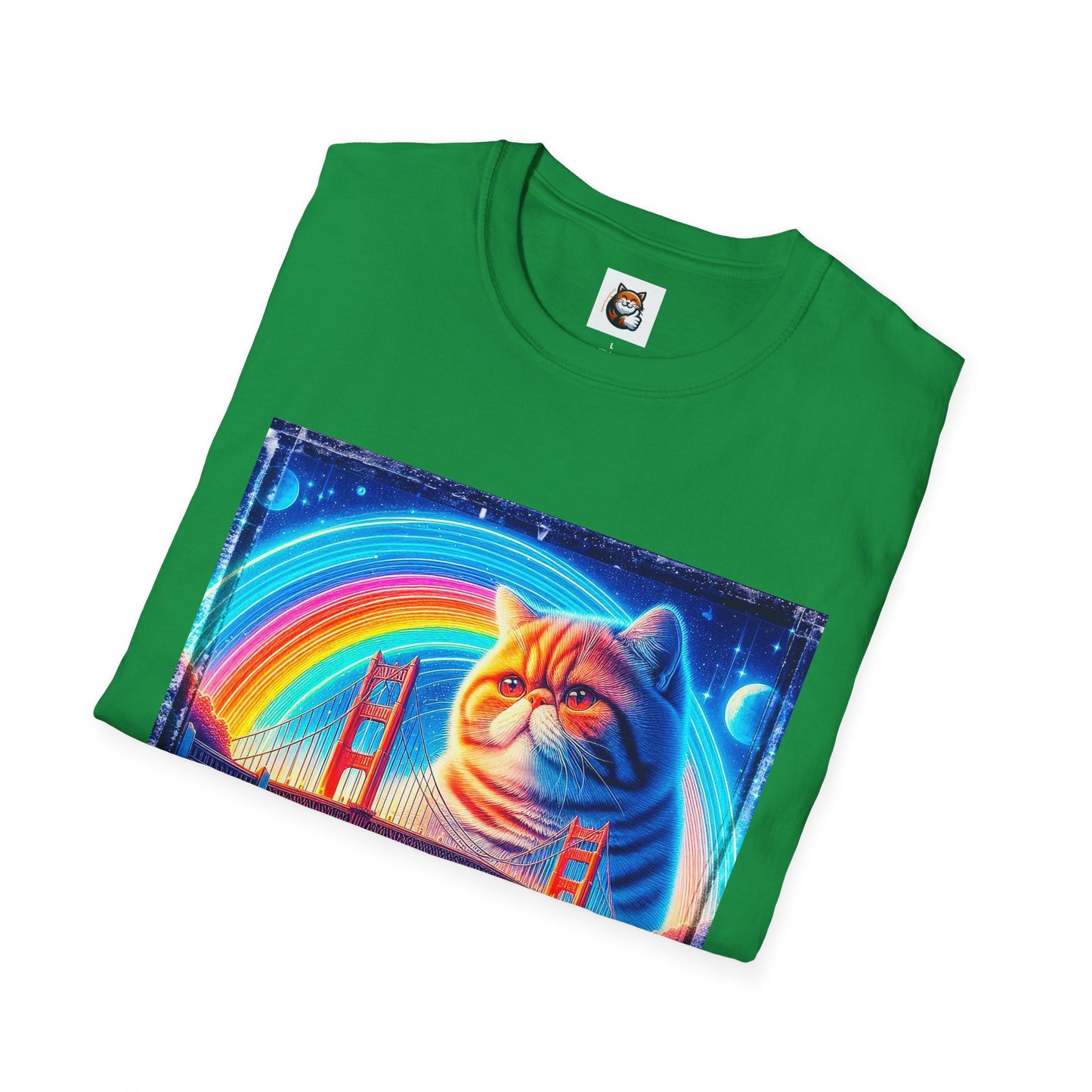 Exotic Shorthair Cat Unisex Softstyle T-Shirt