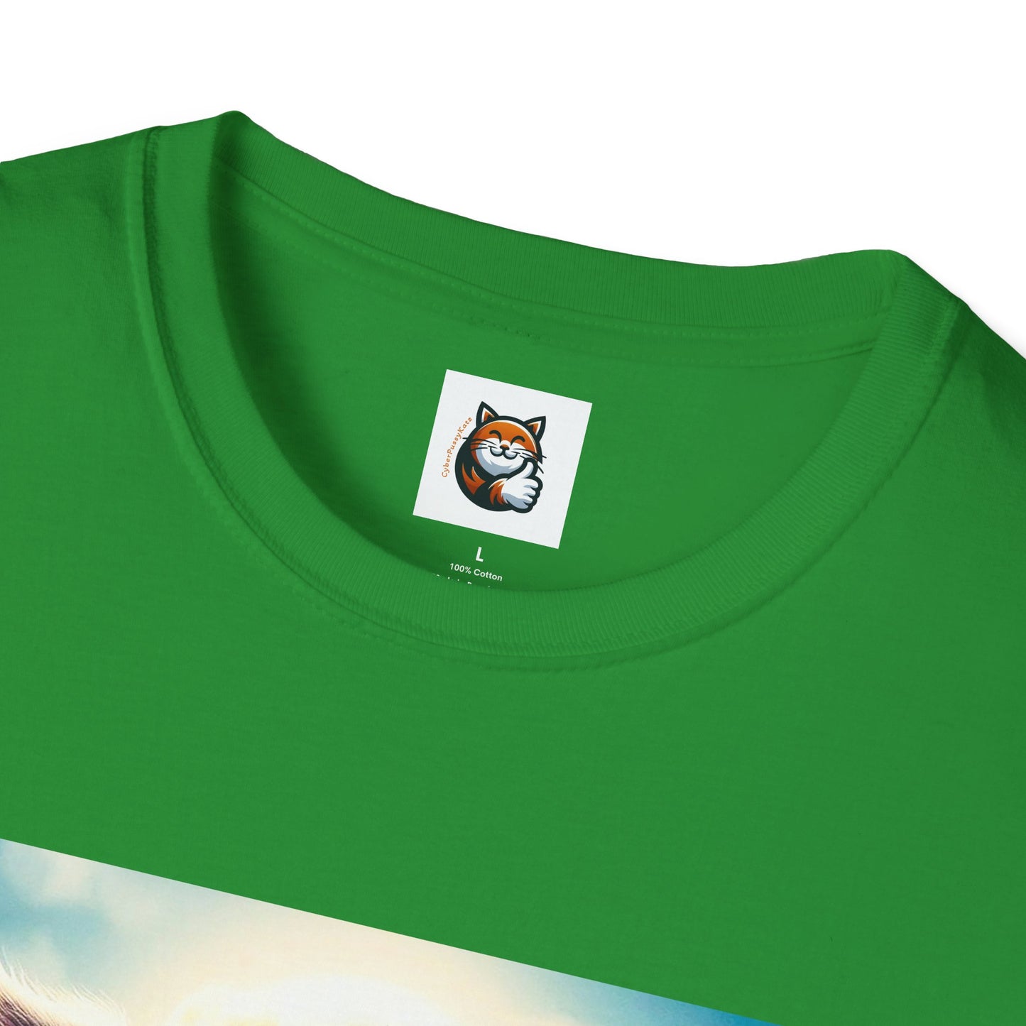 Selkirk Rex Cat T-Shirt beach day