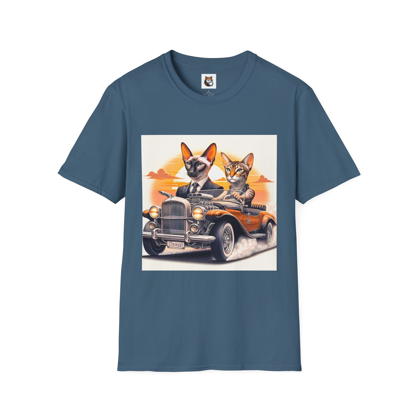 Wacky Oriental Shorthair Unisex Softstyle T-Shirt