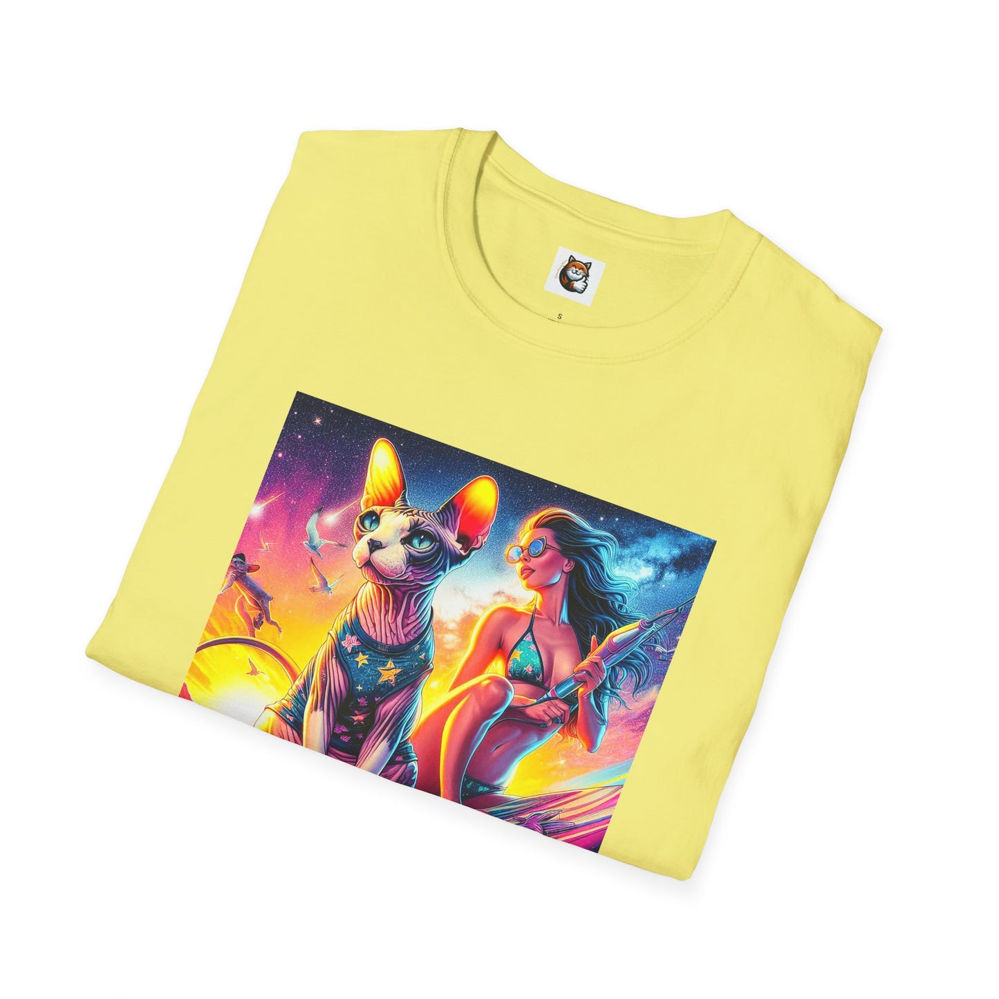 Sphynx Cat surfing queen shirt