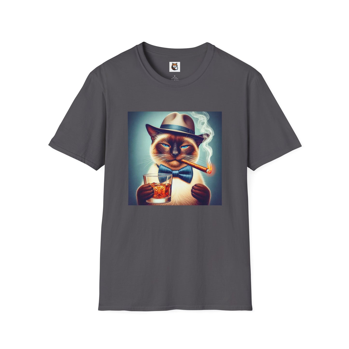 Siamese Cat smoking shirt