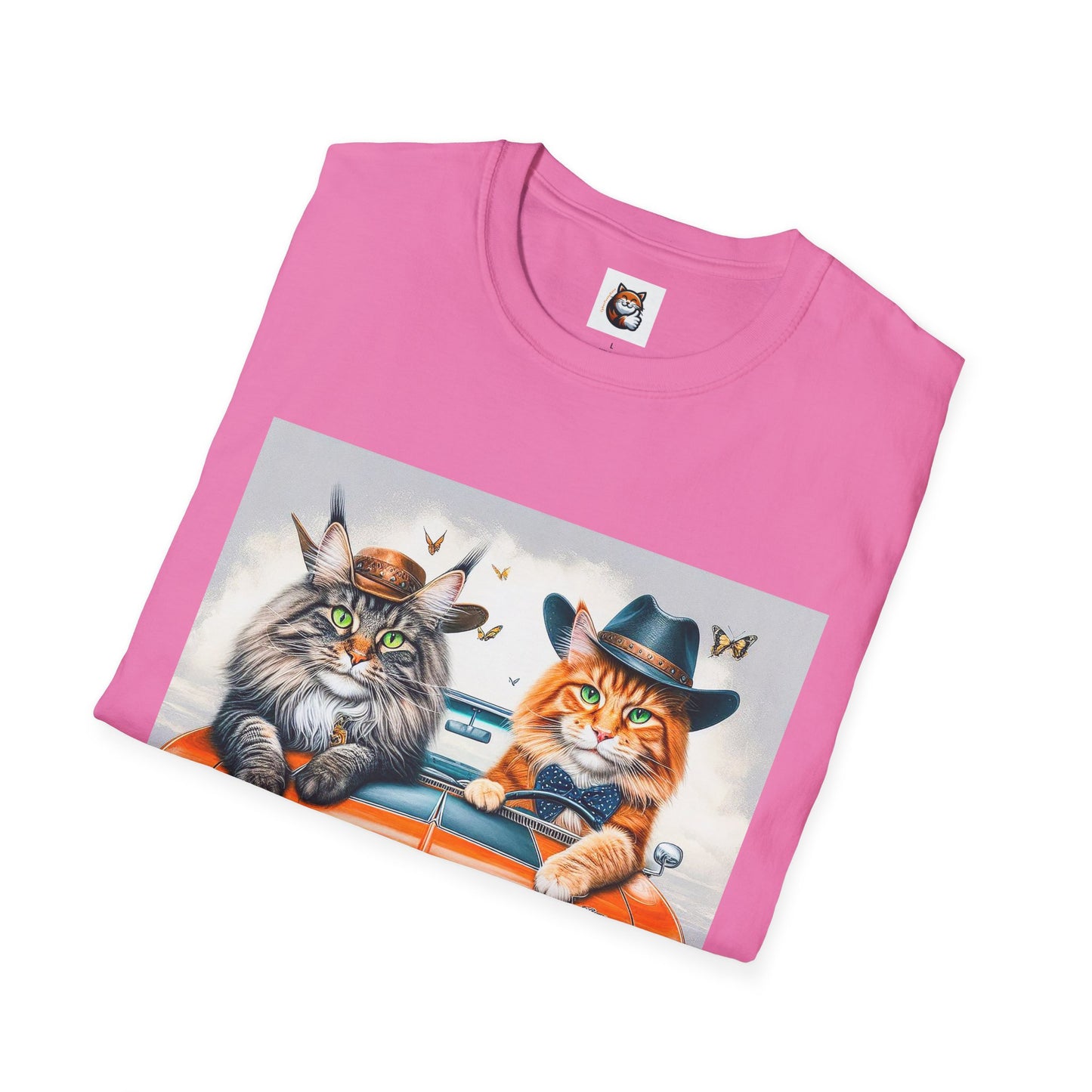 Wacky Maine Coon Unisex Softstyle T-Shirt