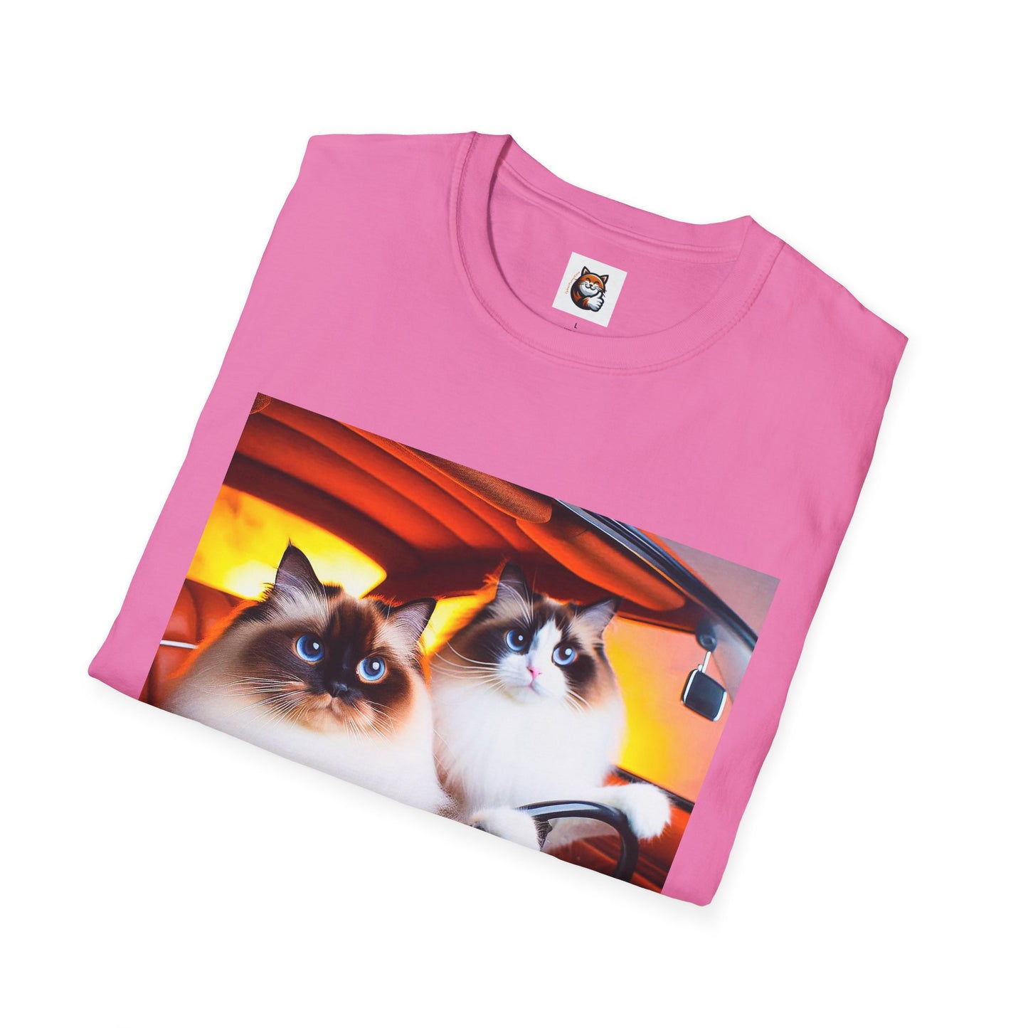 Wacky Ragdoll Unisex Softstyle T-Shirt