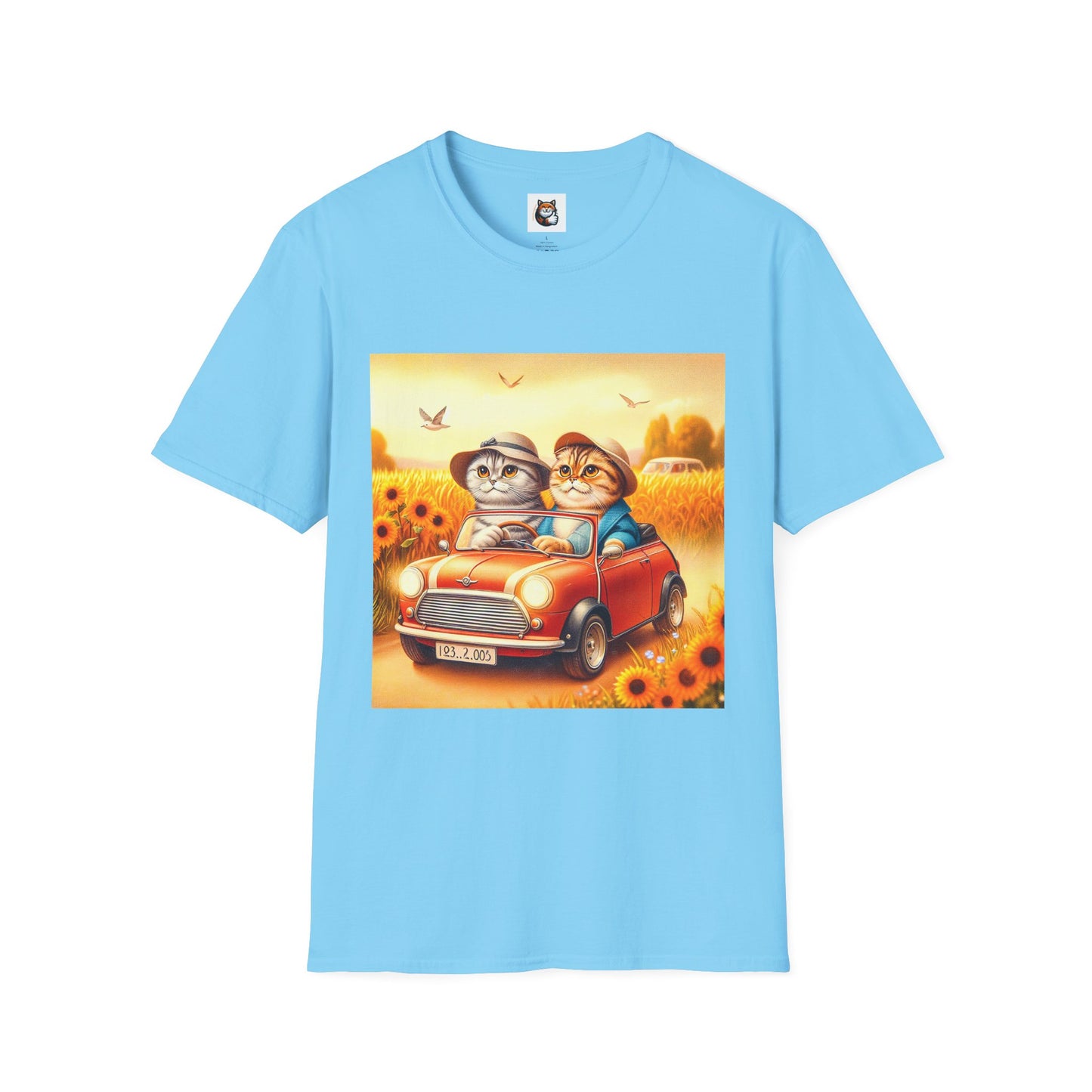 Scottish Fold pretty flowers shirt