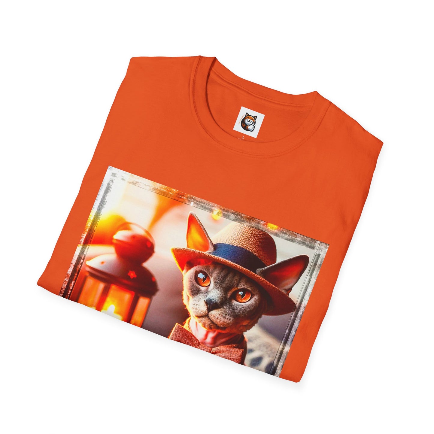 Devon Rex Cat Unisex Softstyle T-Shirt