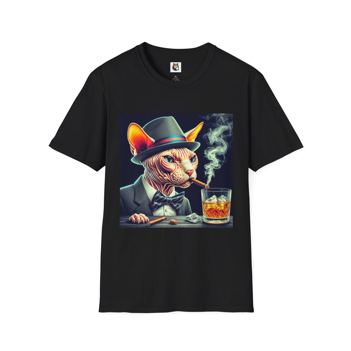 Sphynx Cat cigars and whiskey