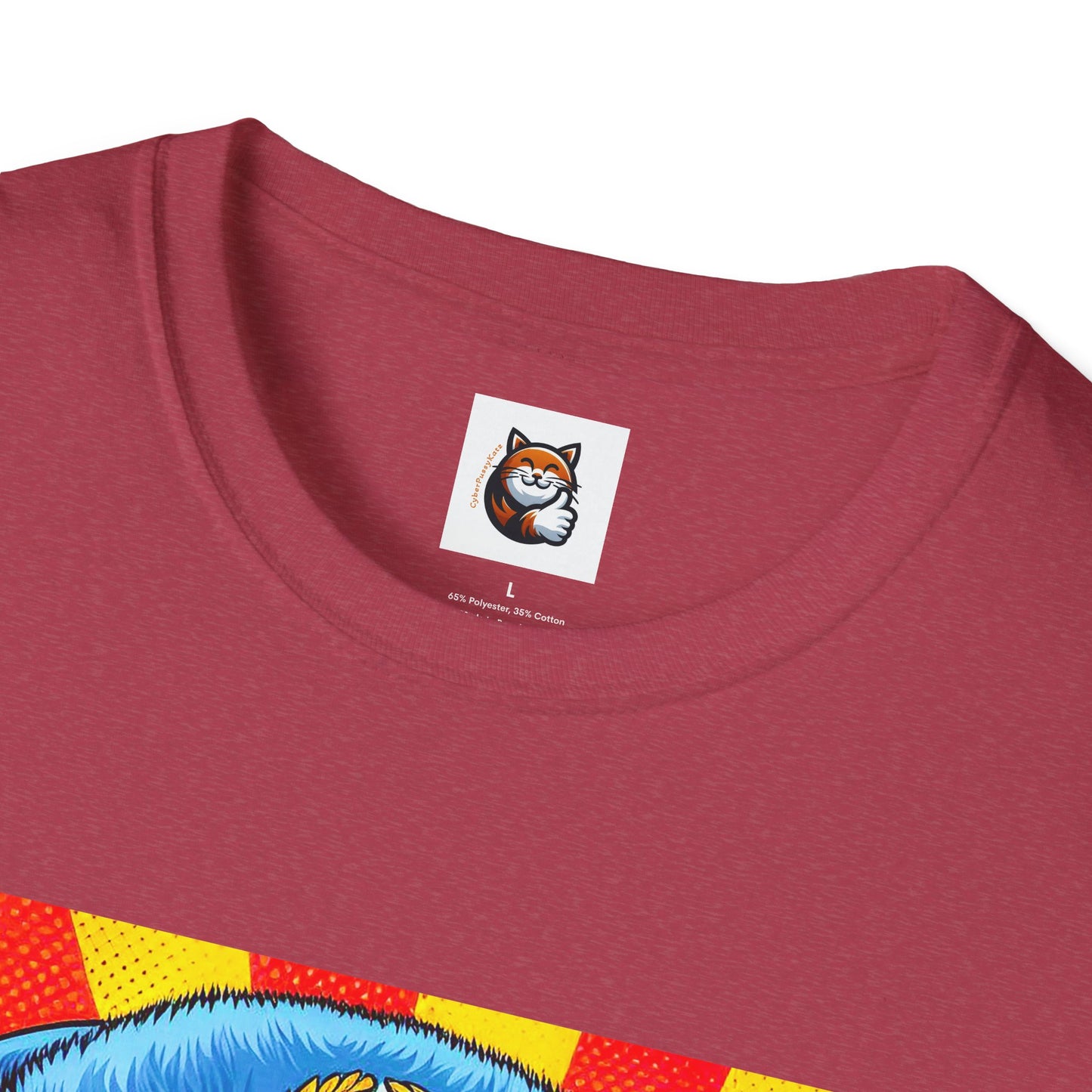 Russian Blue Cat Unisex Softstyle T-Shirt