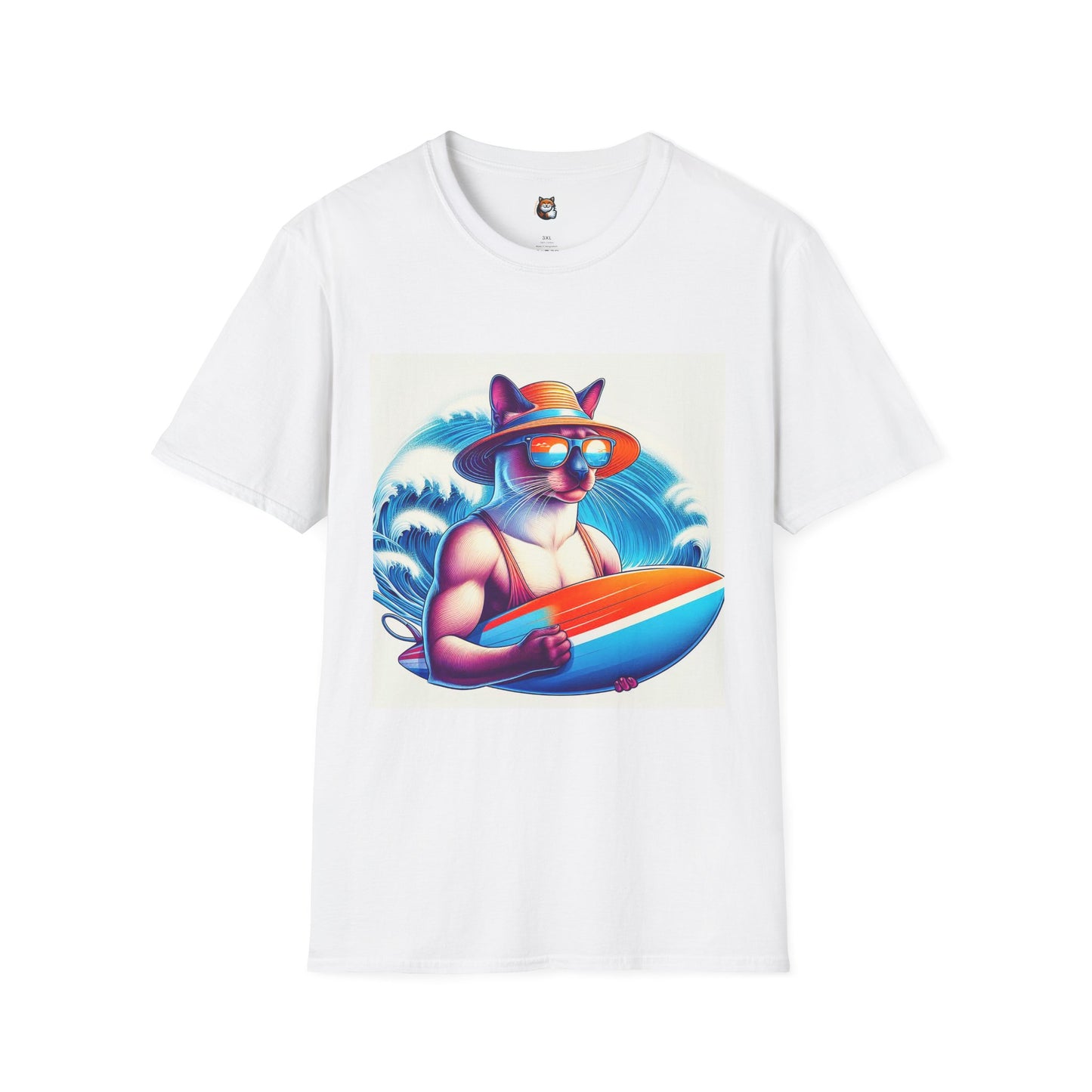 Siamese Cat surfing kitty