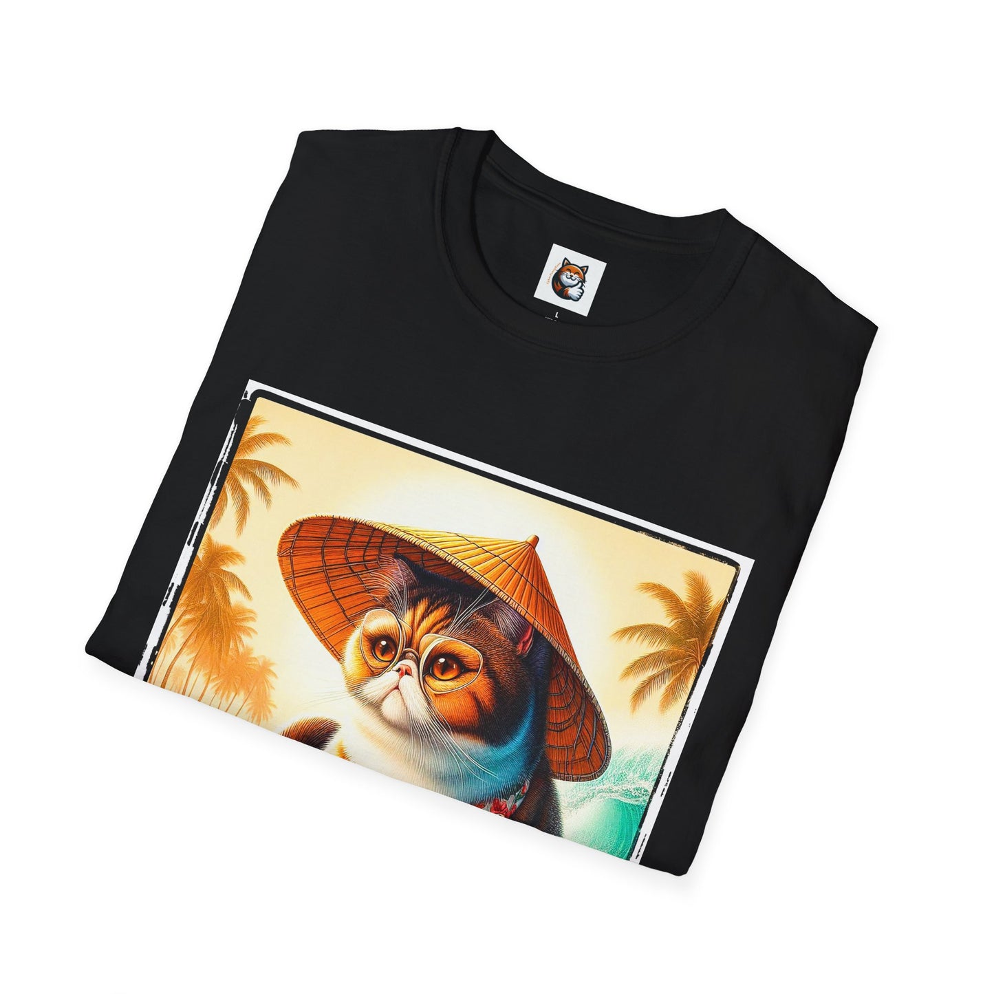 Exotic Shorthair Cat Unisex Softstyle T-Shirt