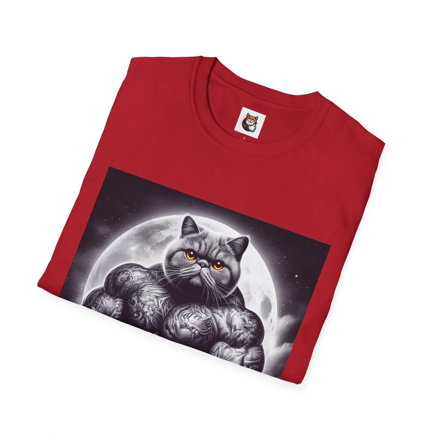 Exotic Shorthair Cat Unisex Softstyle T-Shirt