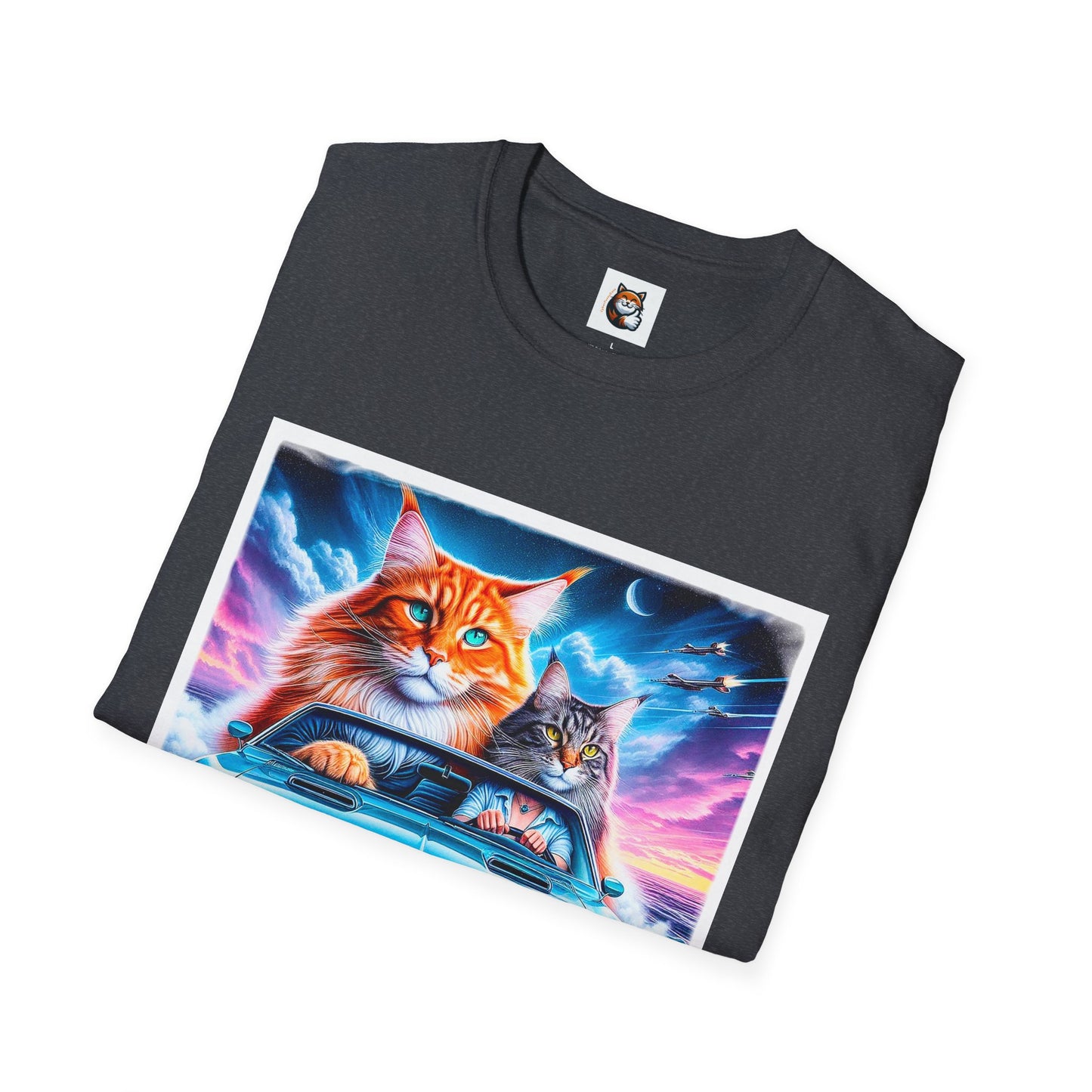 Wacky Maine Coon Unisex Softstyle T-Shirt