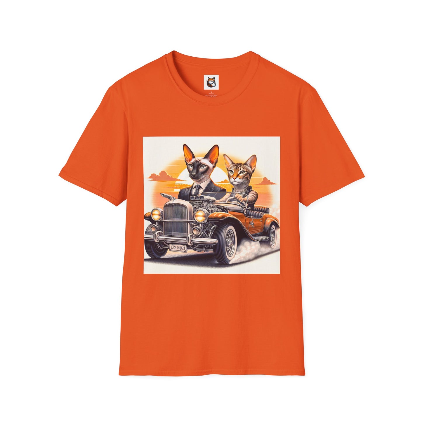 Wacky Oriental Shorthair Unisex Softstyle T-Shirt