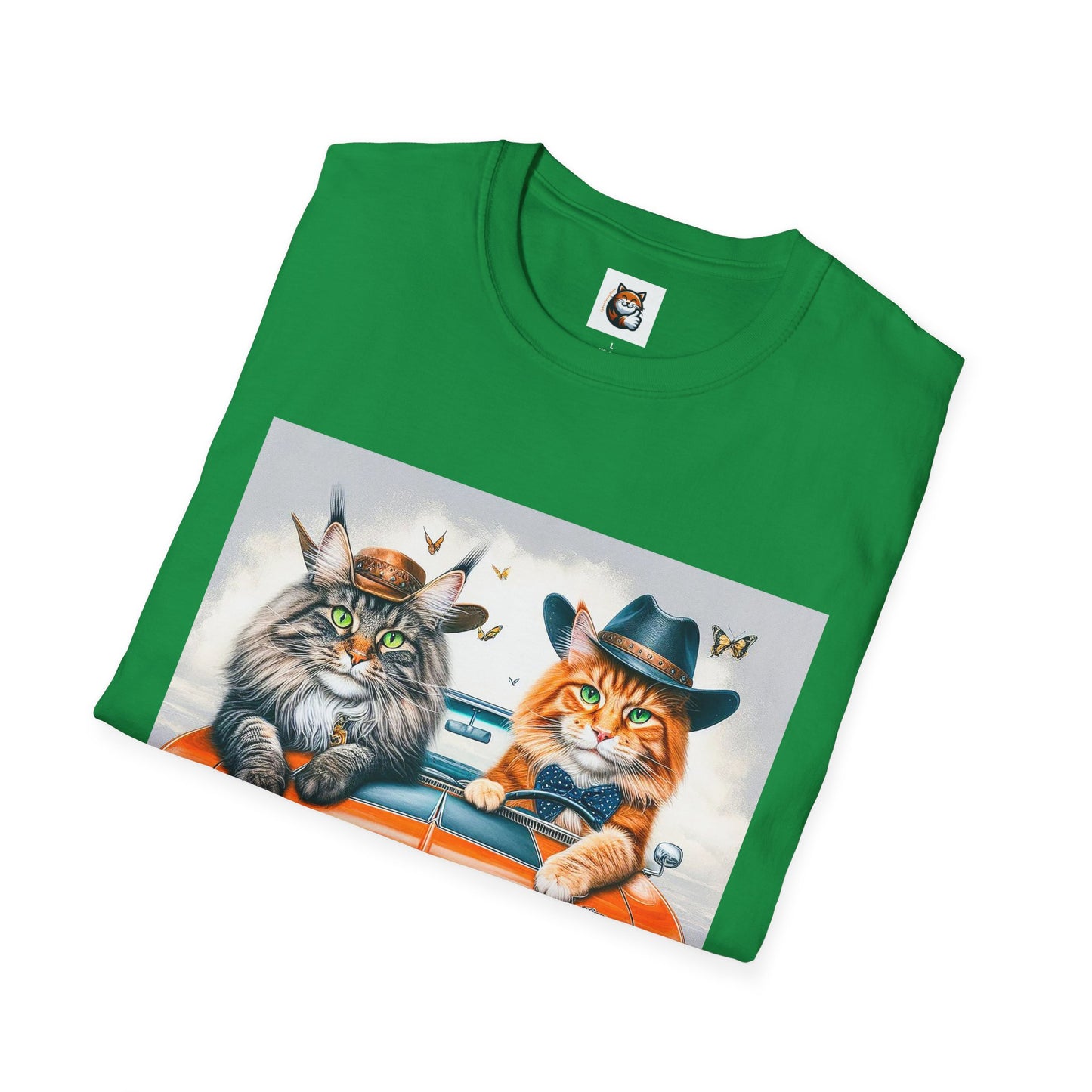 Wacky Maine Coon Unisex Softstyle T-Shirt
