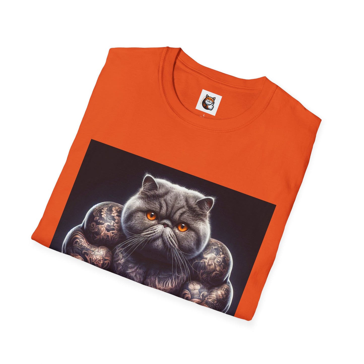 Exotic Shorthair Cat Unisex Softstyle T-Shirt