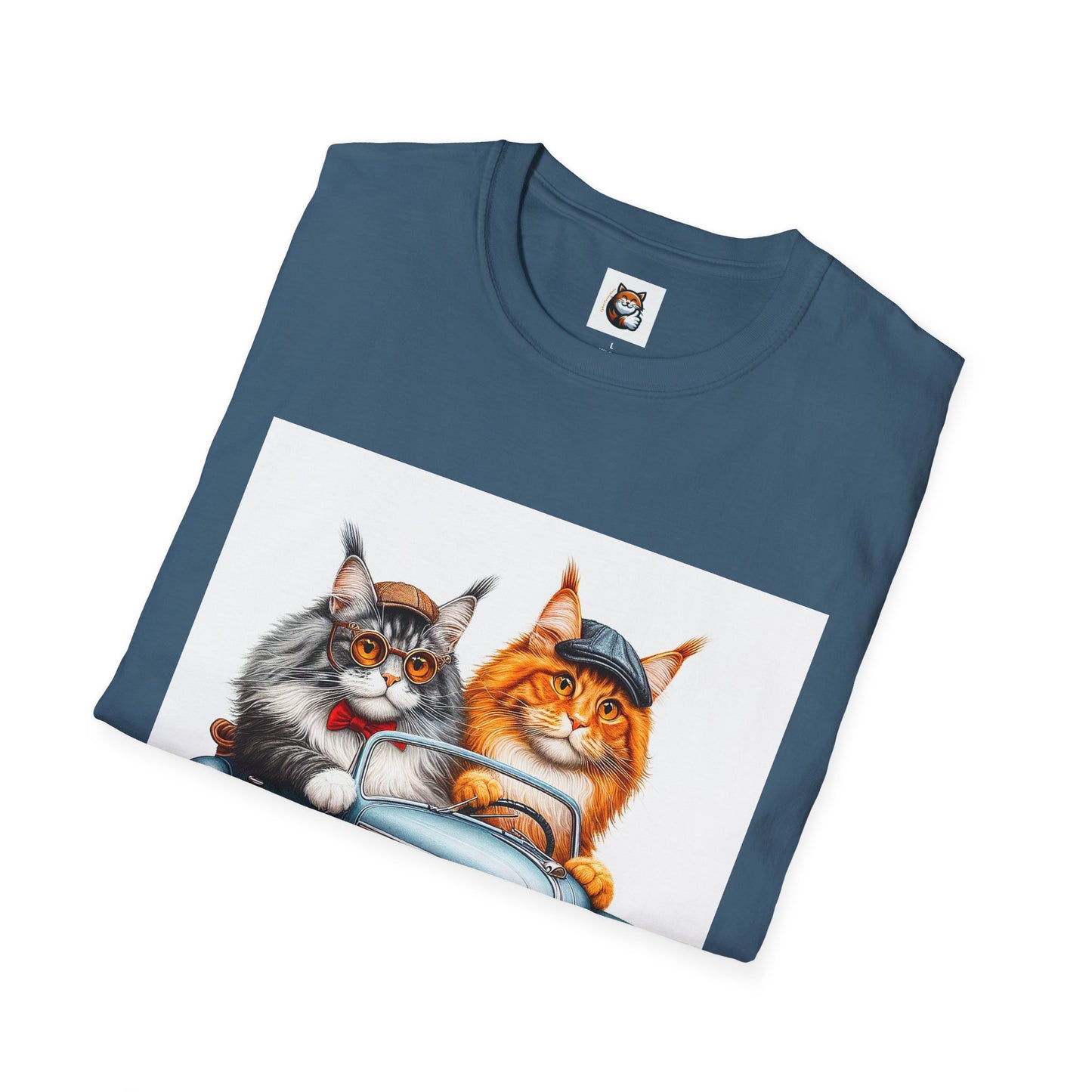 Wacky Maine Coon Unisex Softstyle T-Shirt