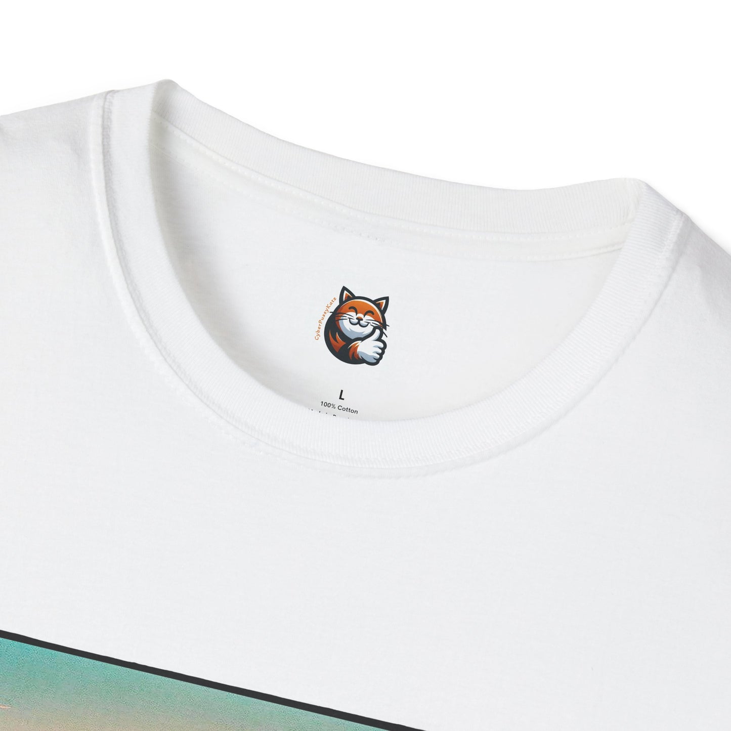 Wacky Devon Rex vintage car Unisex Softstyle T-Shirt