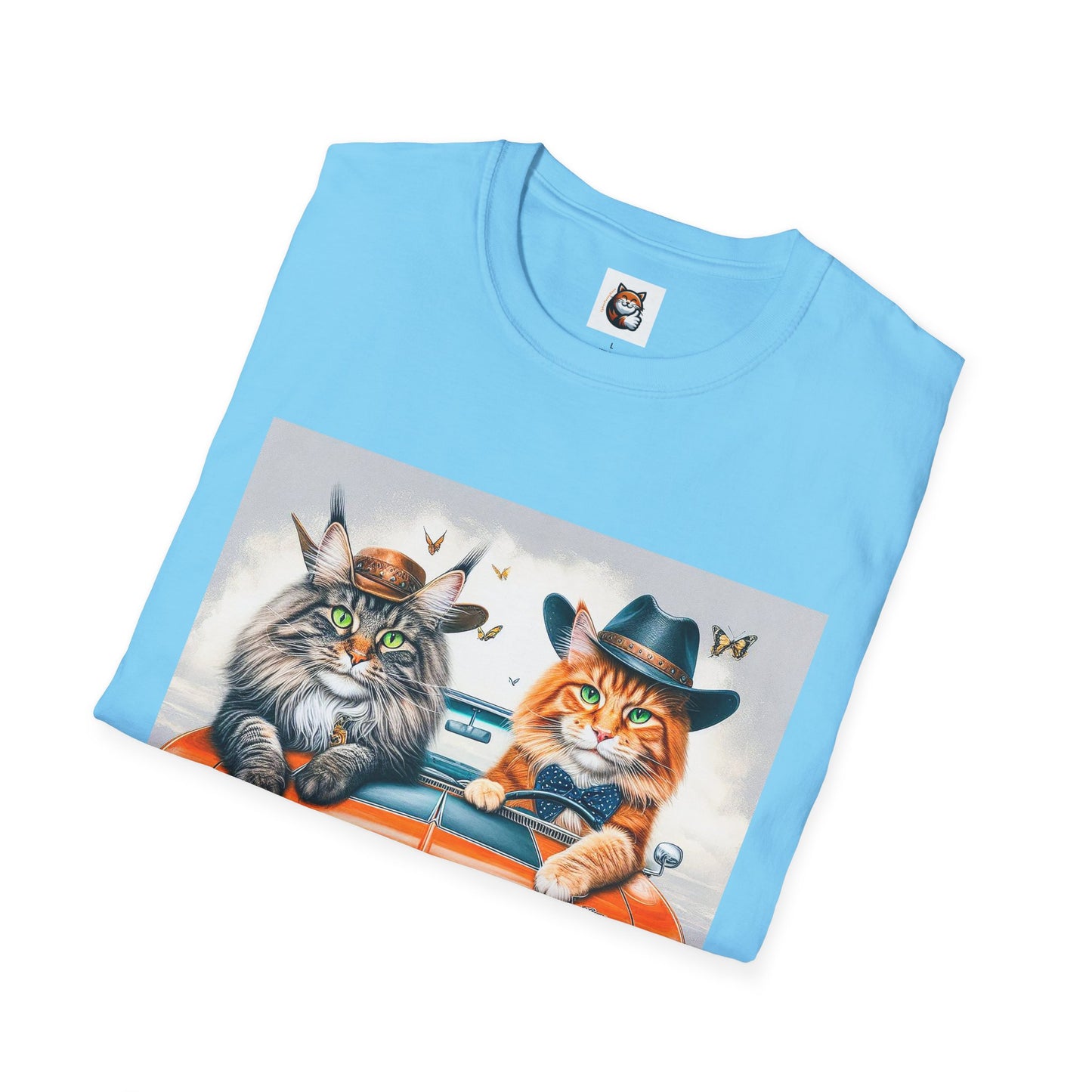 Wacky Maine Coon Unisex Softstyle T-Shirt
