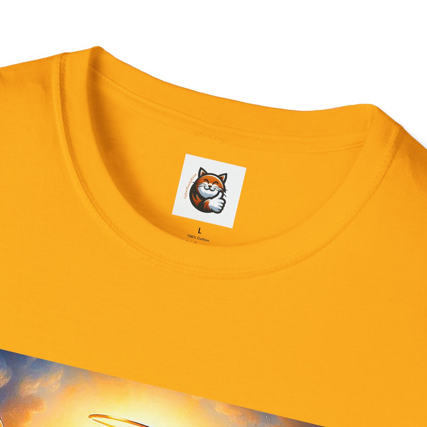 Scottish Fold Cat golden Angel T-Shirt