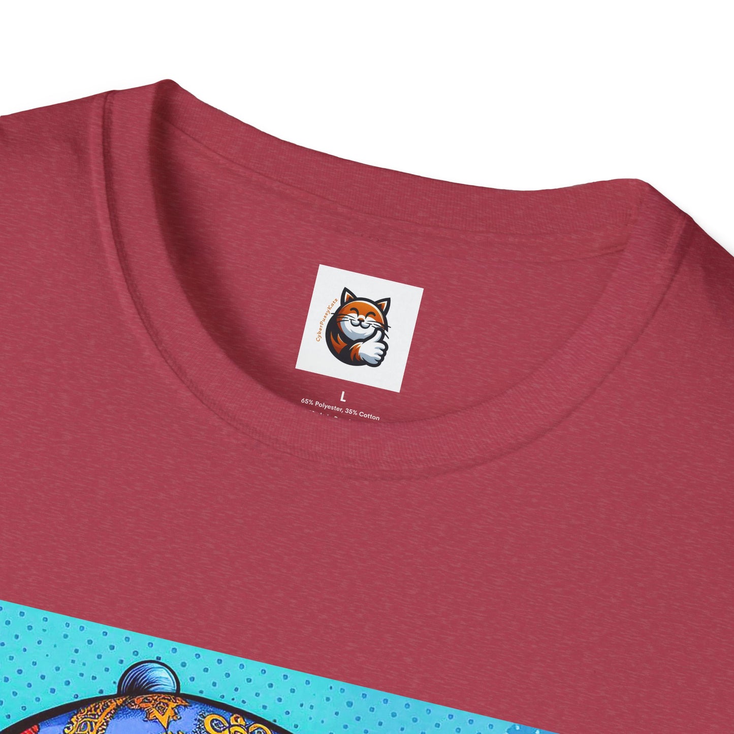 Russian Blue Cat Unisex Softstyle T-Shirt