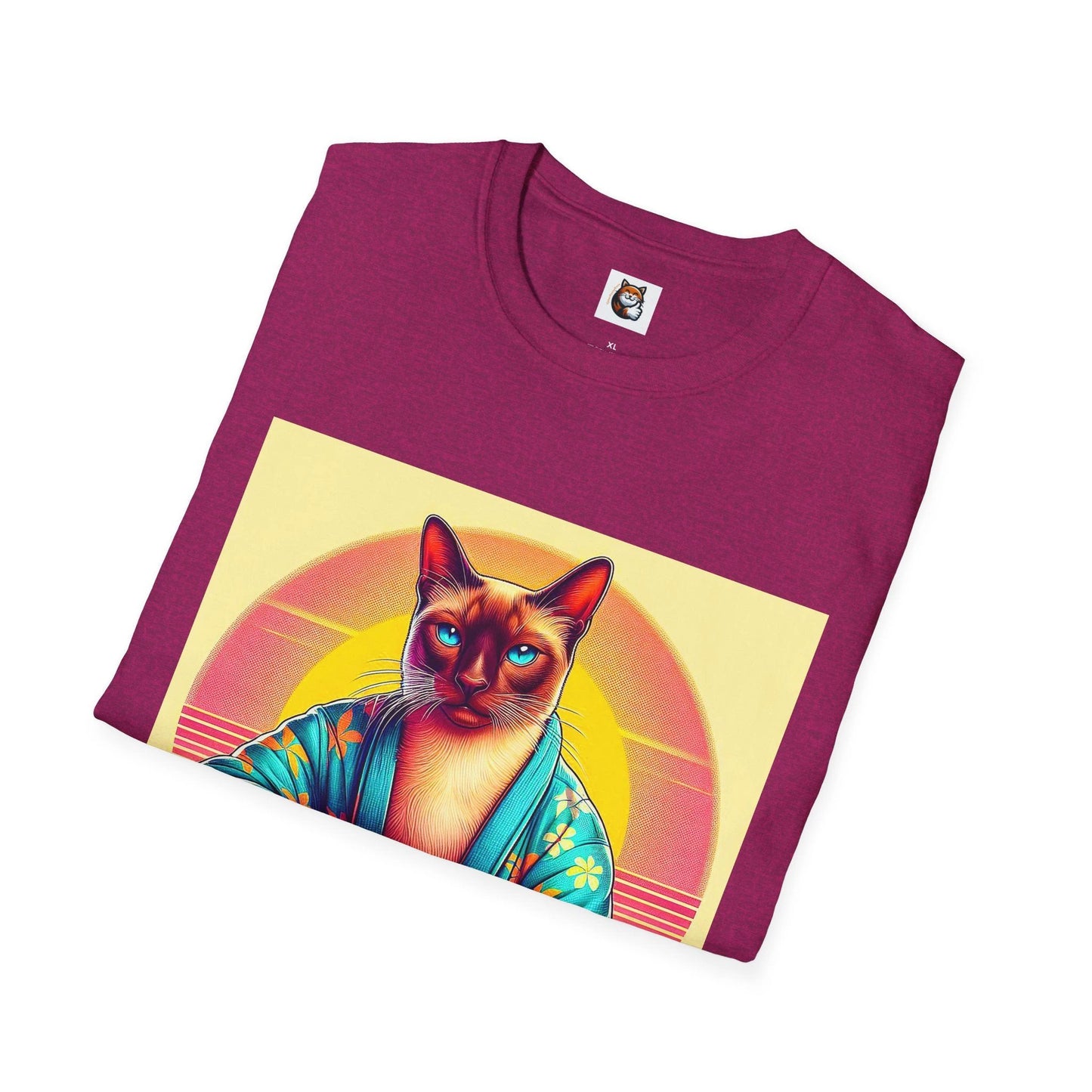 Siamese Cat surfing by Printify