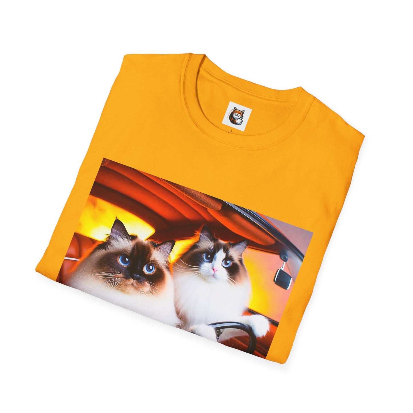 Wacky Ragdoll Unisex Softstyle T-Shirt