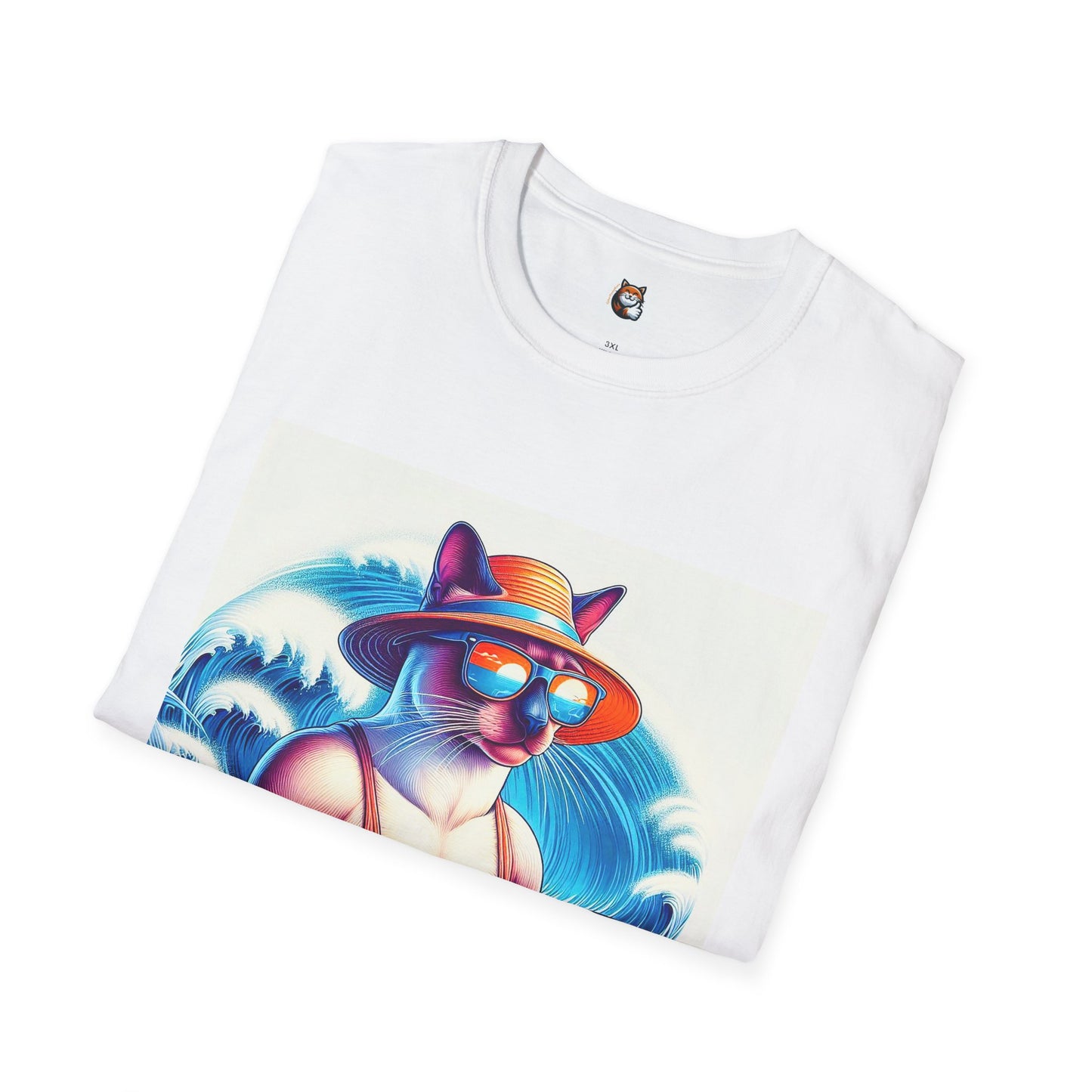 Siamese Cat surfing kitty