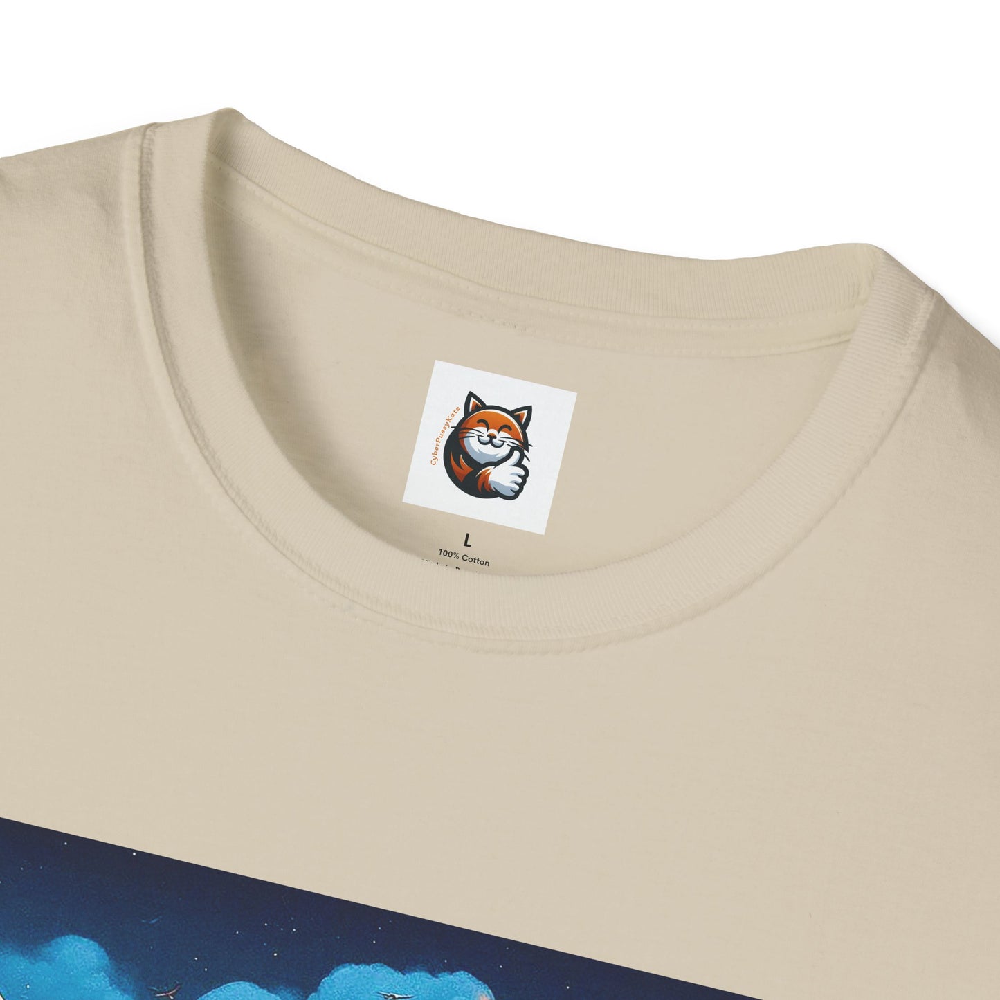 Wacky Russian Blue Cat cute couple driving T-Shirt