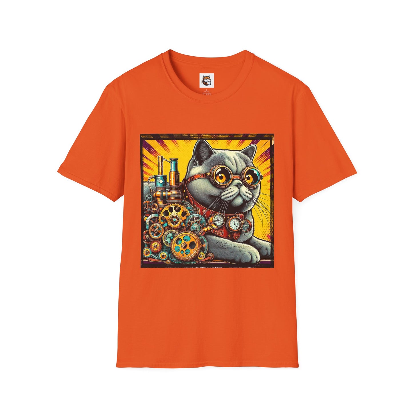 British Shorthair steam punk Softstyle T-Shirt