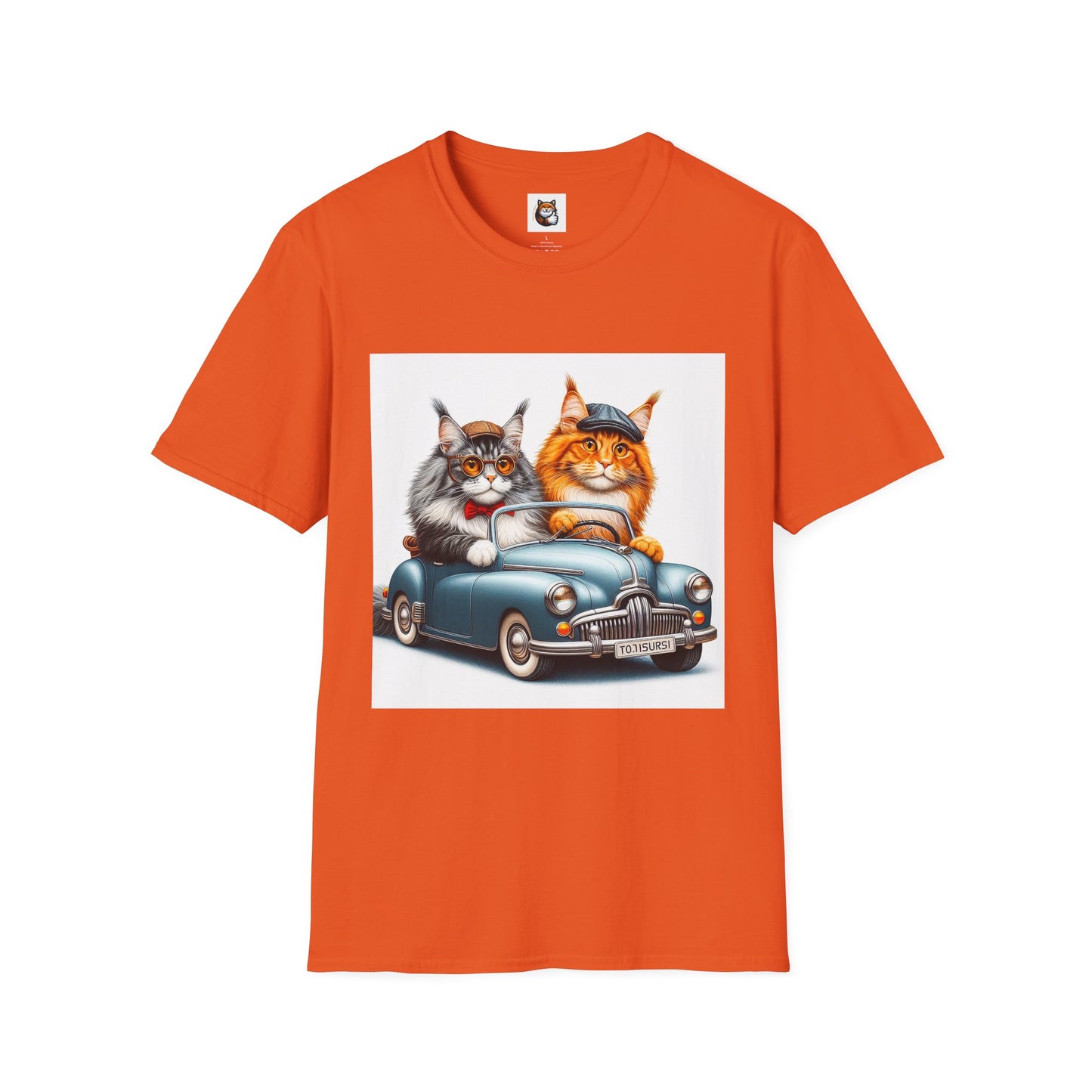 Wacky Maine Coon Unisex Softstyle T-Shirt