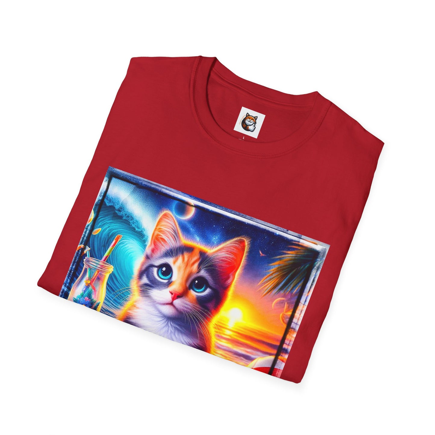 Domestic Cat Unisex Softstyle T-Shirt