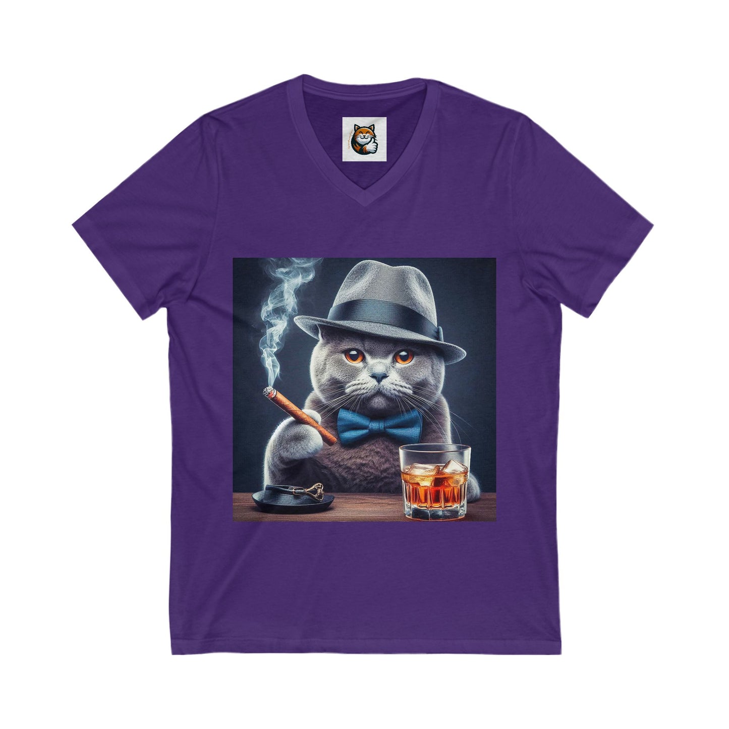 Russian Blue cigars V-Neck Tee