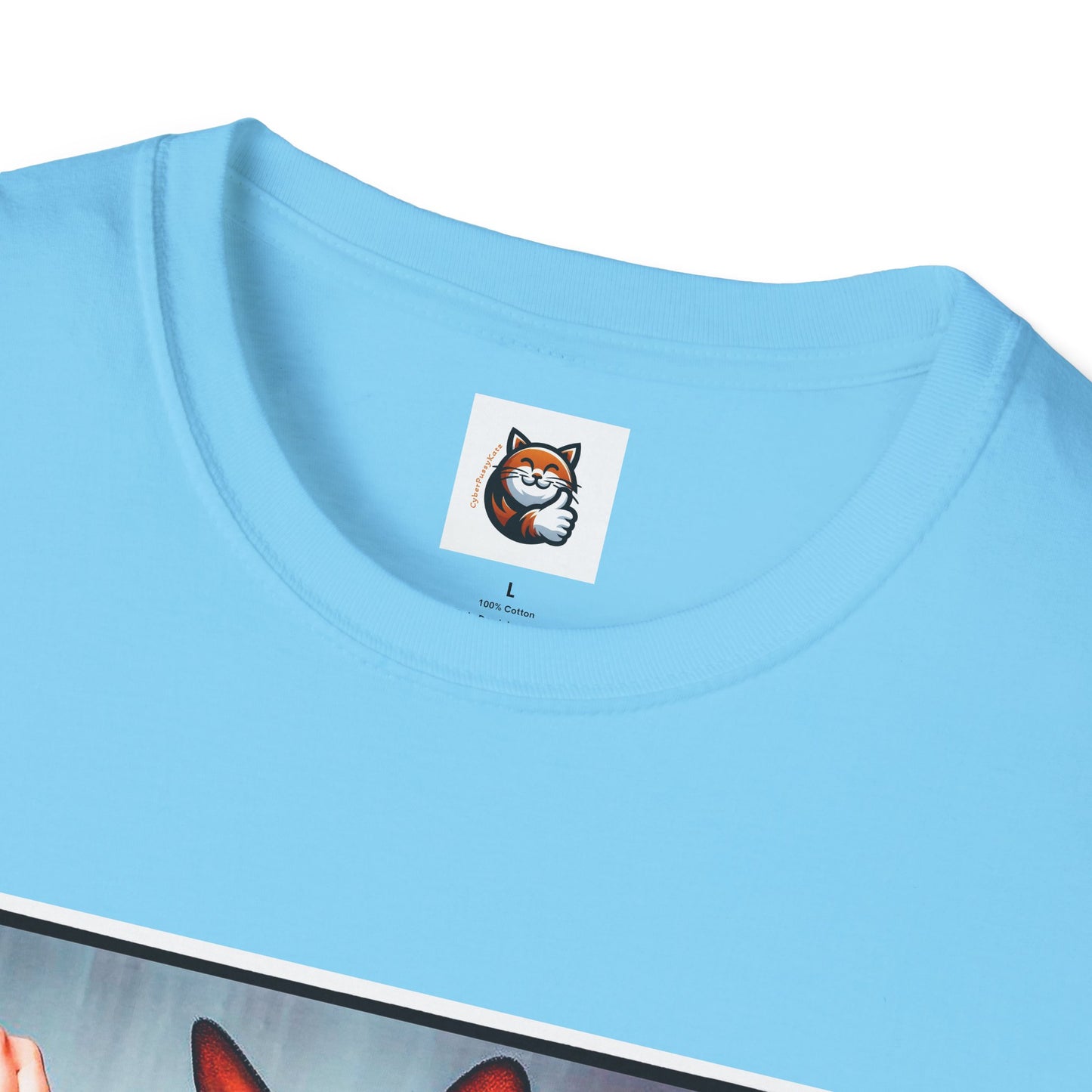 Devon Rex Cat Unisex Softstyle T-Shirt