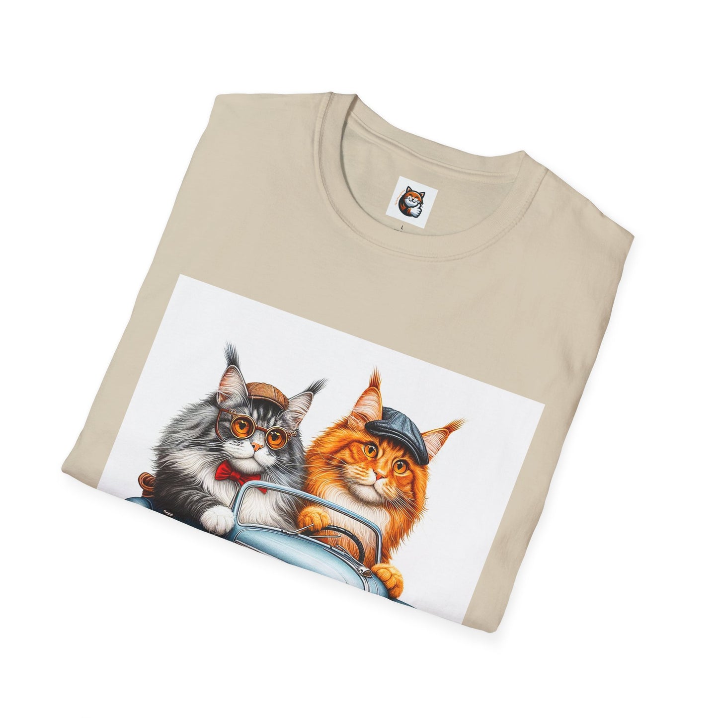 Wacky Maine Coon Unisex Softstyle T-Shirt