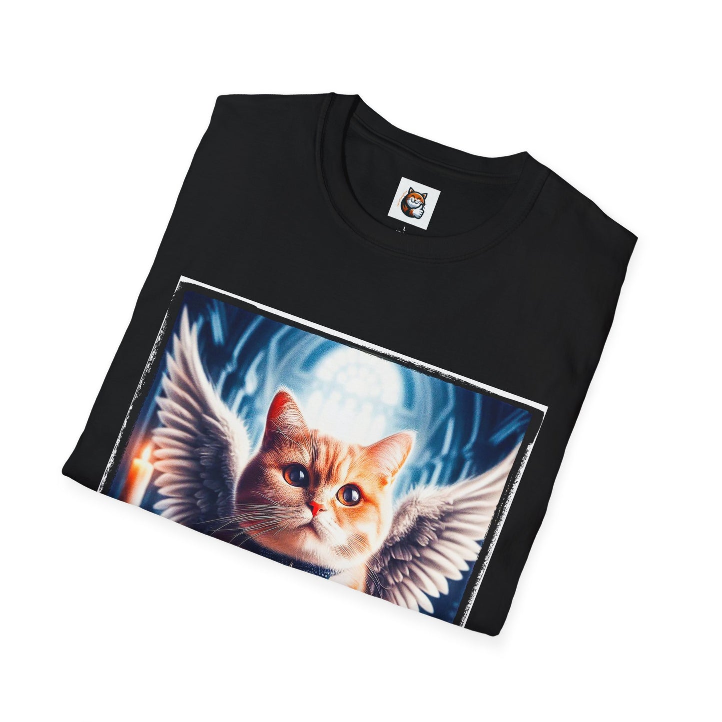 Domestic Cat Angel and clouds T-Shirt