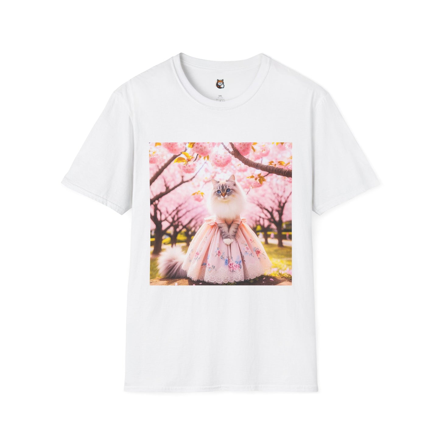 Siberian Cat pink dress shirt