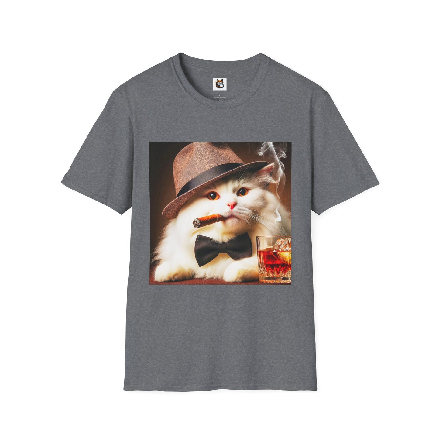 Siberian Cat bar smoking shirt