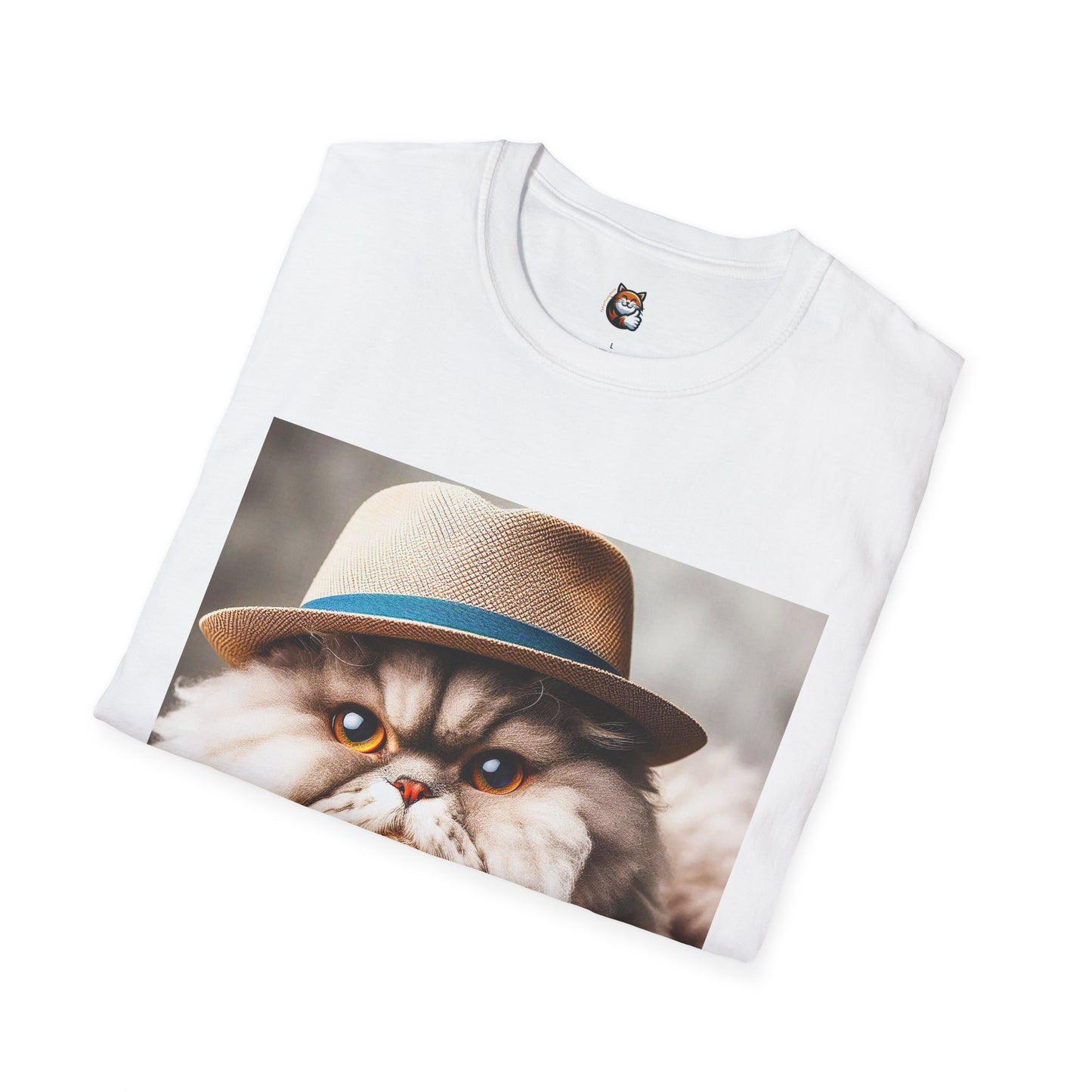 Selkirk Rex Cat T-Shirt top hat and bow tie